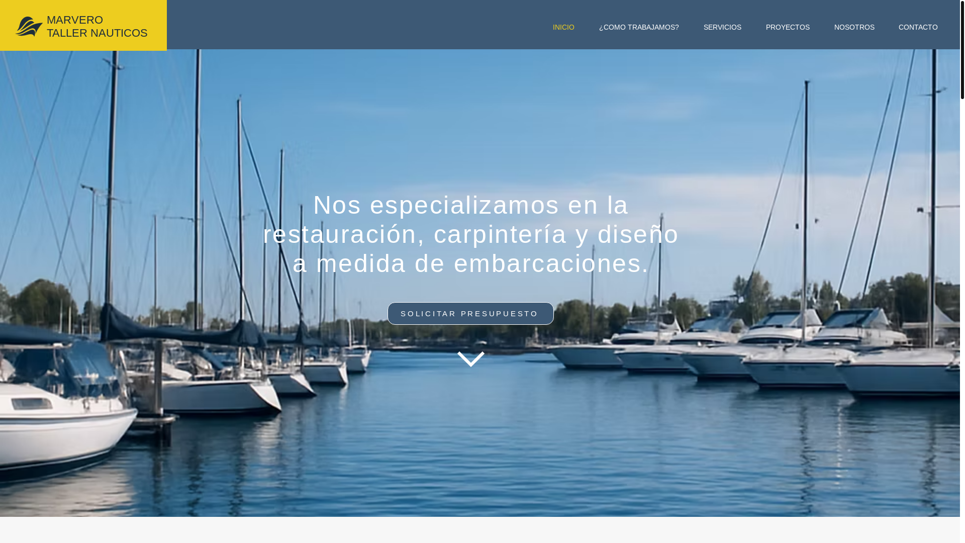 website screenshot of https://marvero.com.ar/