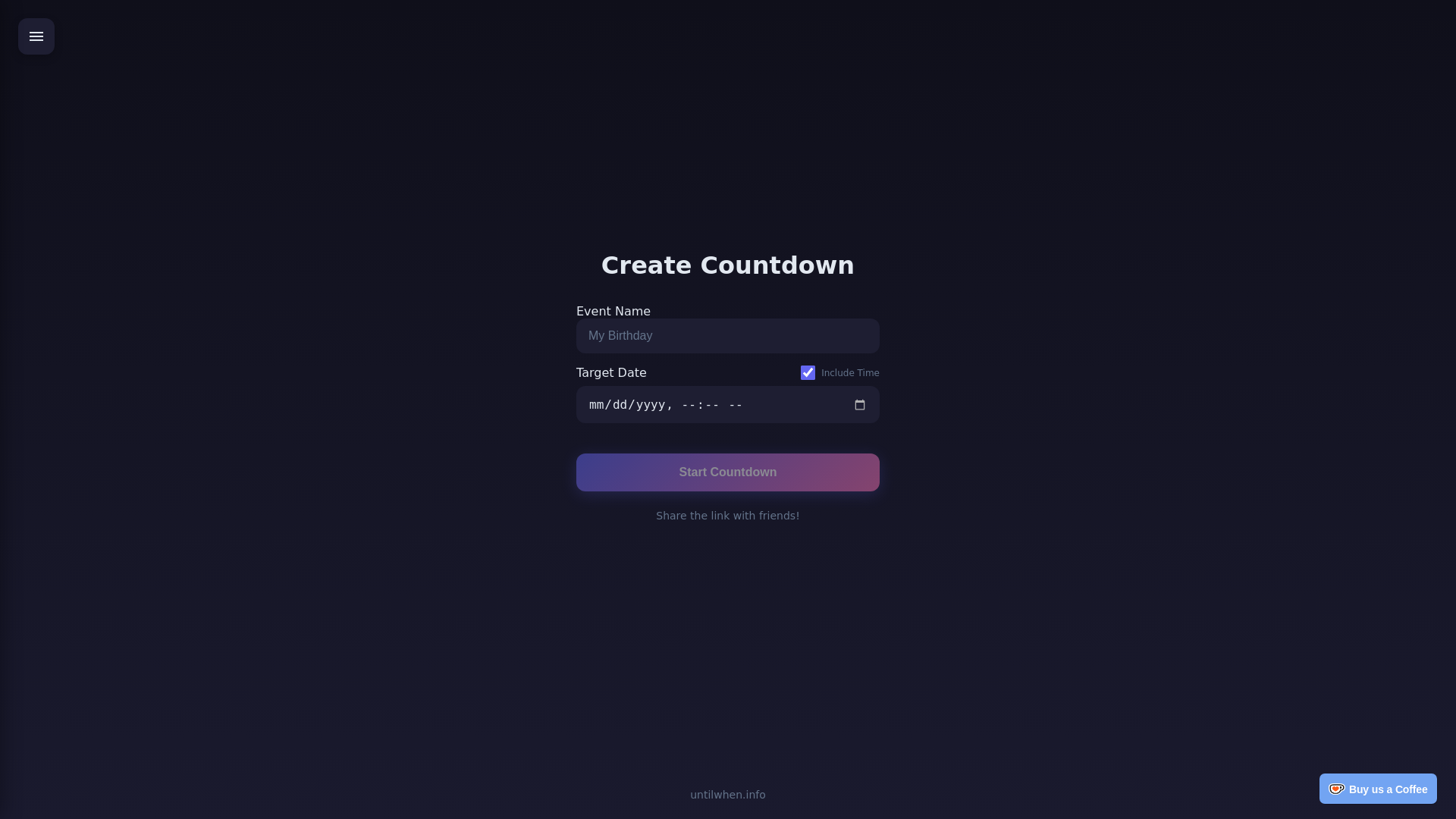 website screenshot of https://untilwhen.pages.dev/