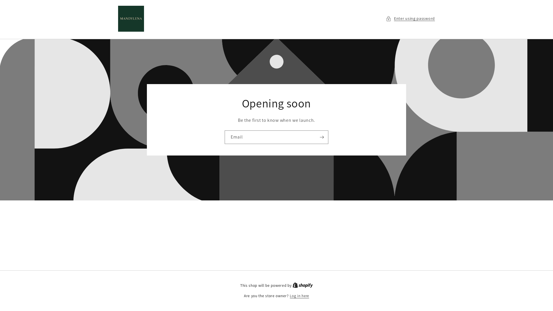 website screenshot of https://mandylenaonlineshop.com/