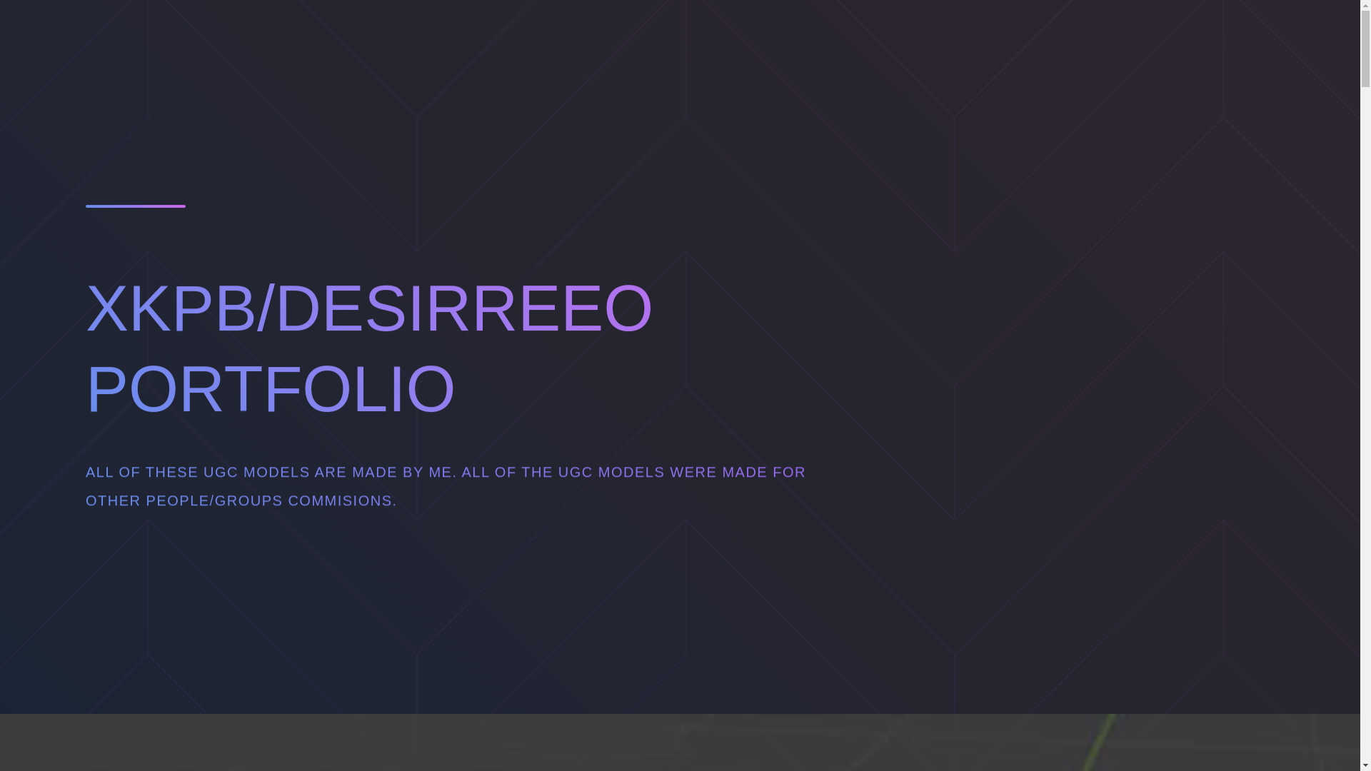 website screenshot of https://xkpbportfolio.carrd.co/