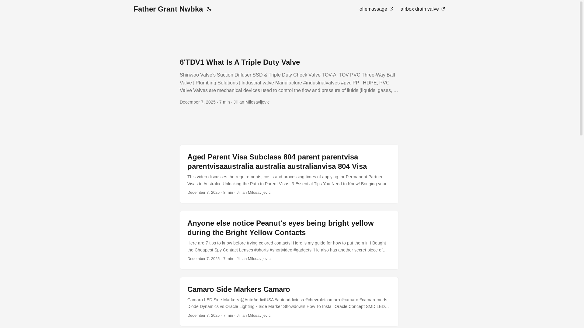 website screenshot of https://fathergrantnwbka.pages.dev/