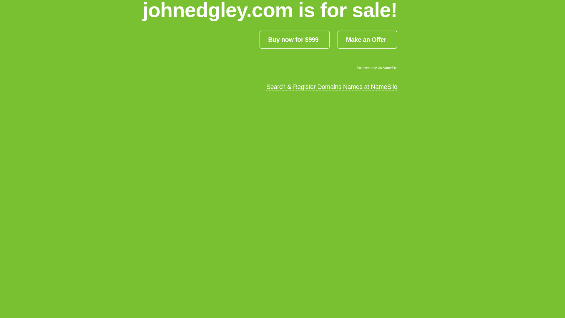 website screenshot of https://johnedgley.com/