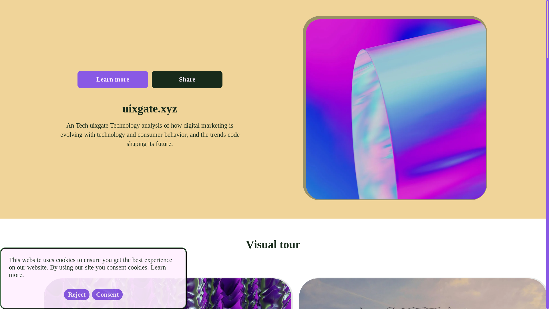website screenshot of https://uixgate.xyz/