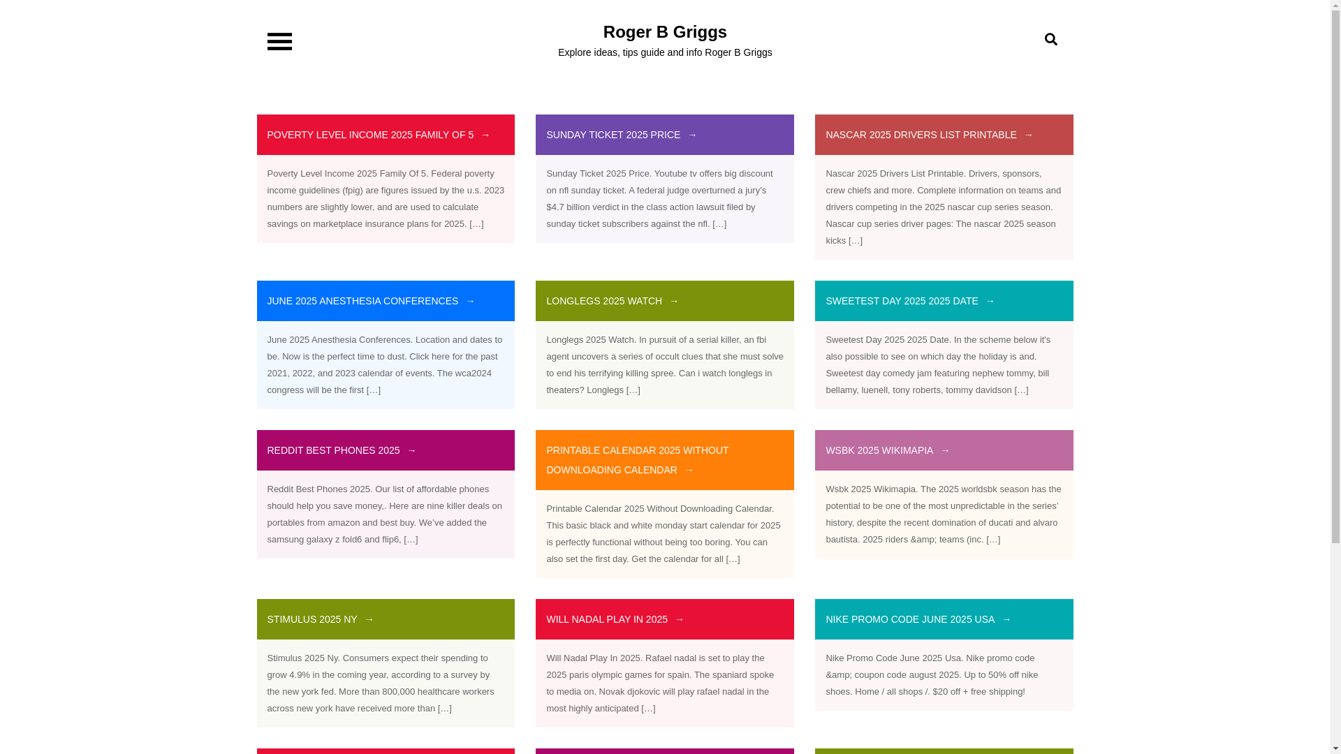 website screenshot of https://rogerbgriggsa.pages.dev/