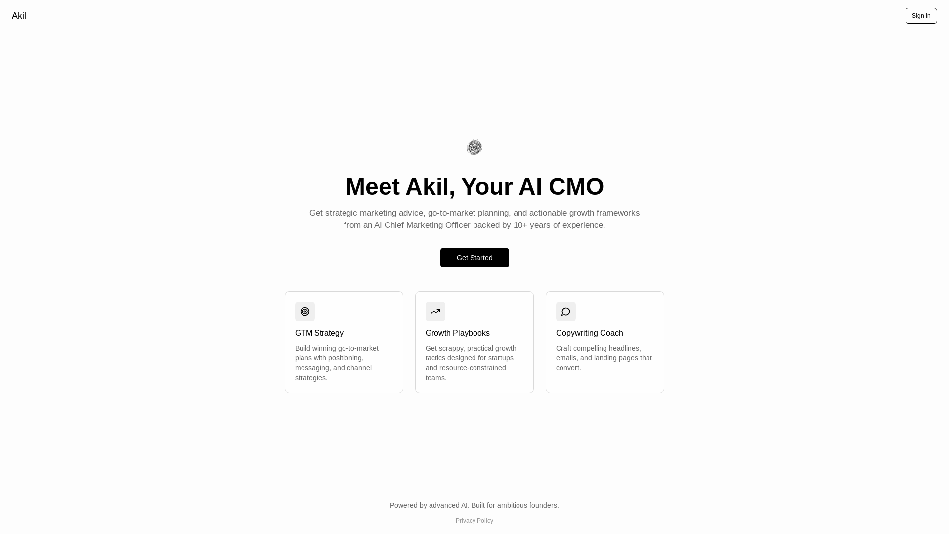 website screenshot of https://akil-cmo.expert/