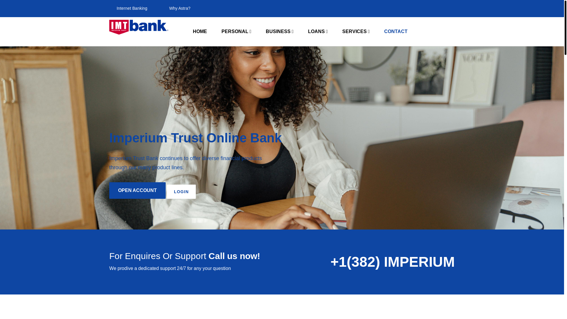 website screenshot of https://imperiumtrust.online/en/