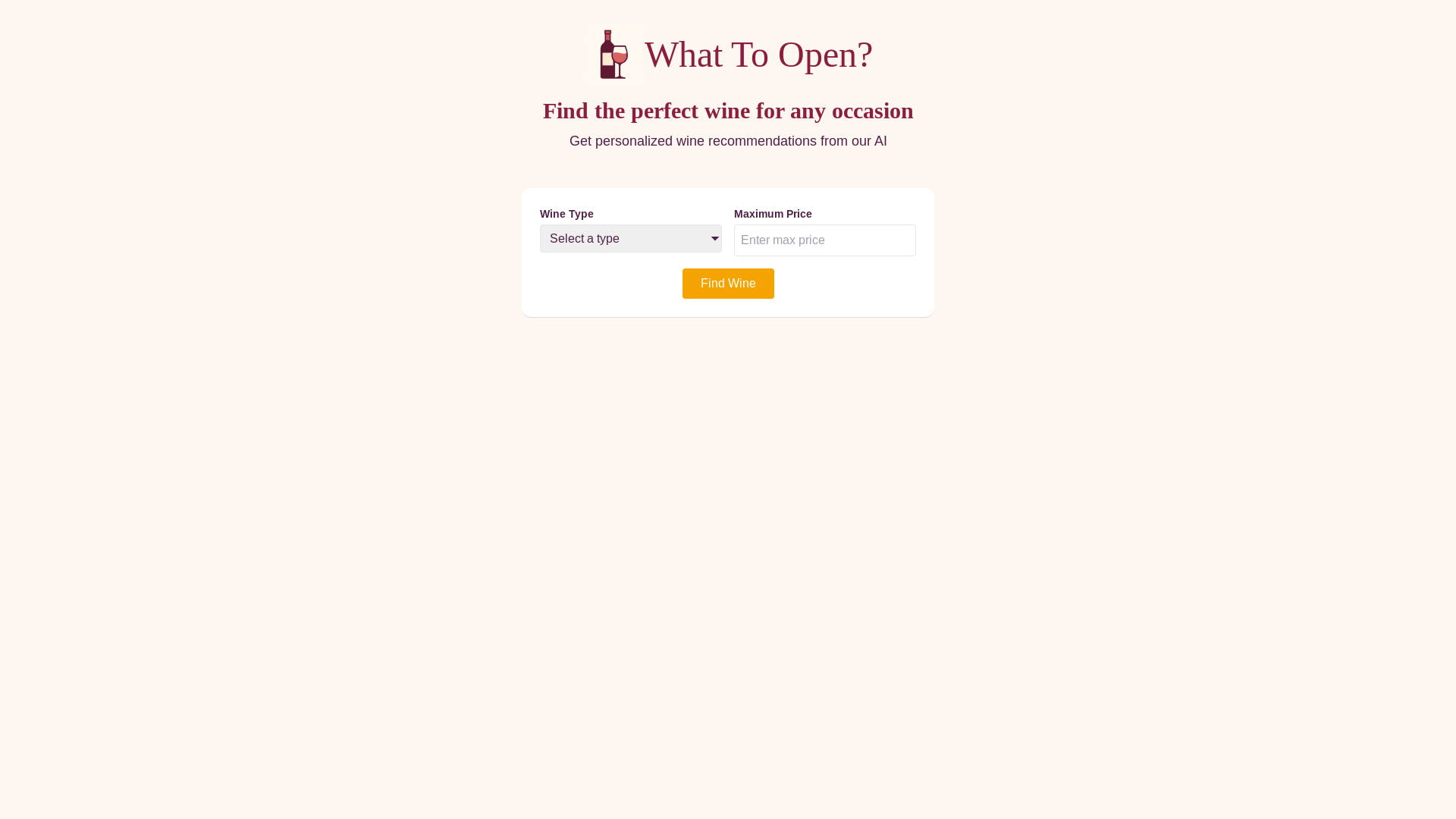 website screenshot of https://whattoopen.com/