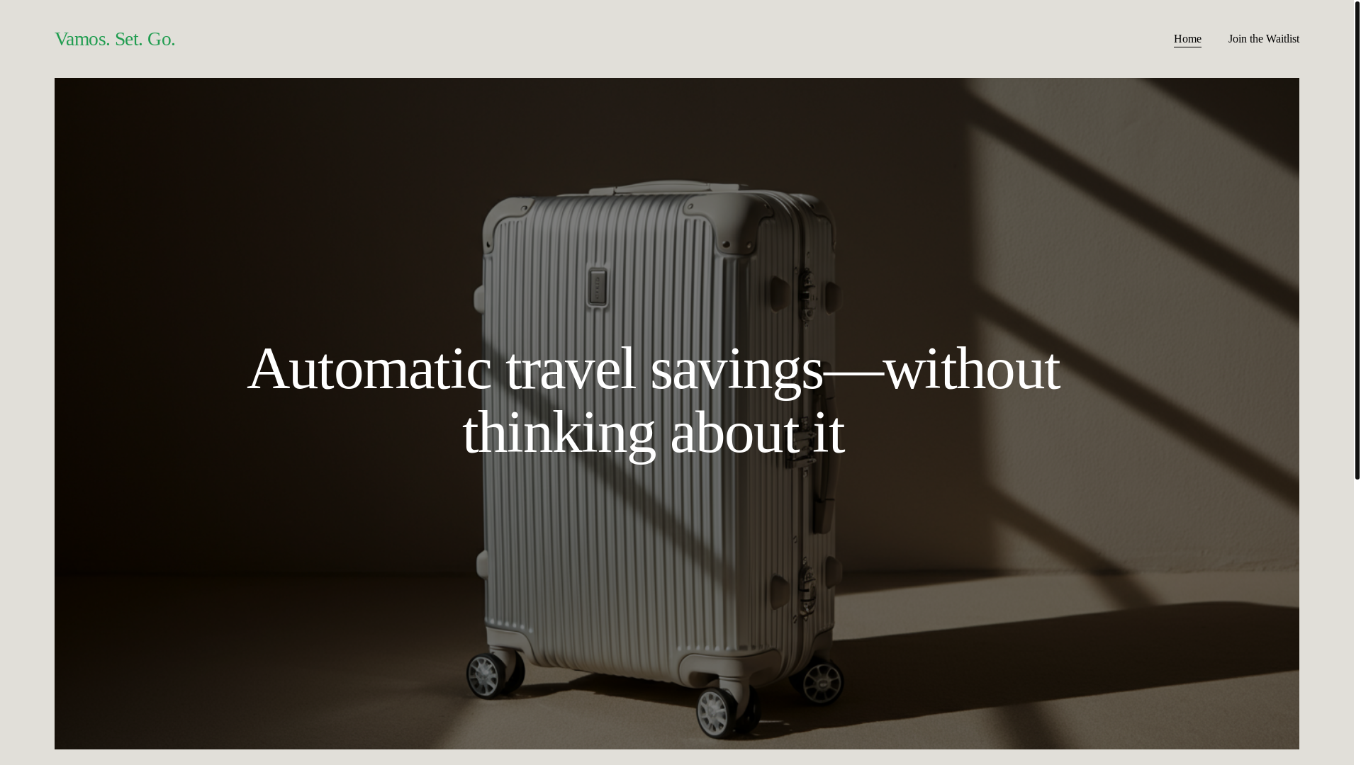 website screenshot of https://tryvamossetgo.com/