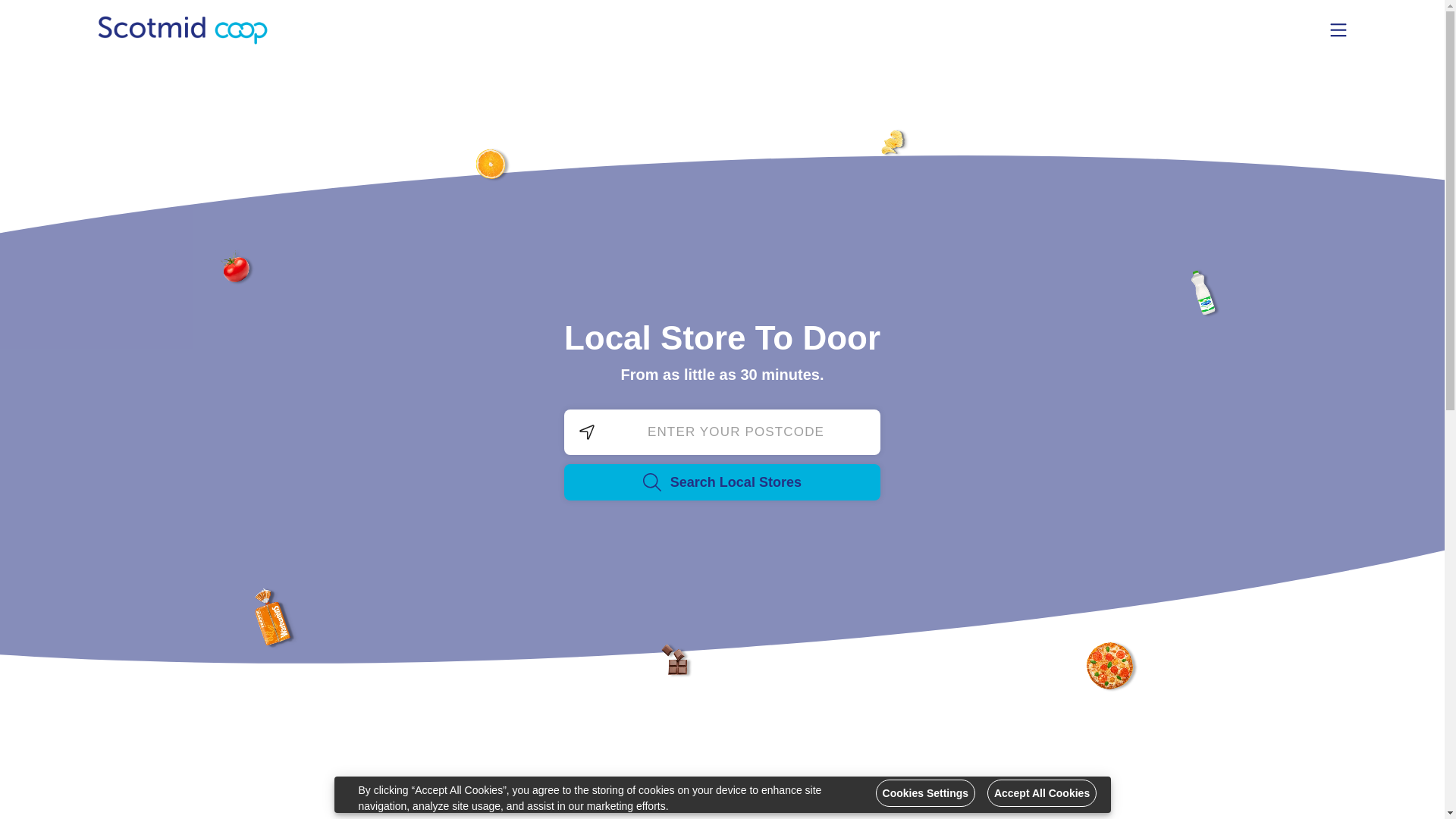 website screenshot of https://scotmiddelivery.co.uk/