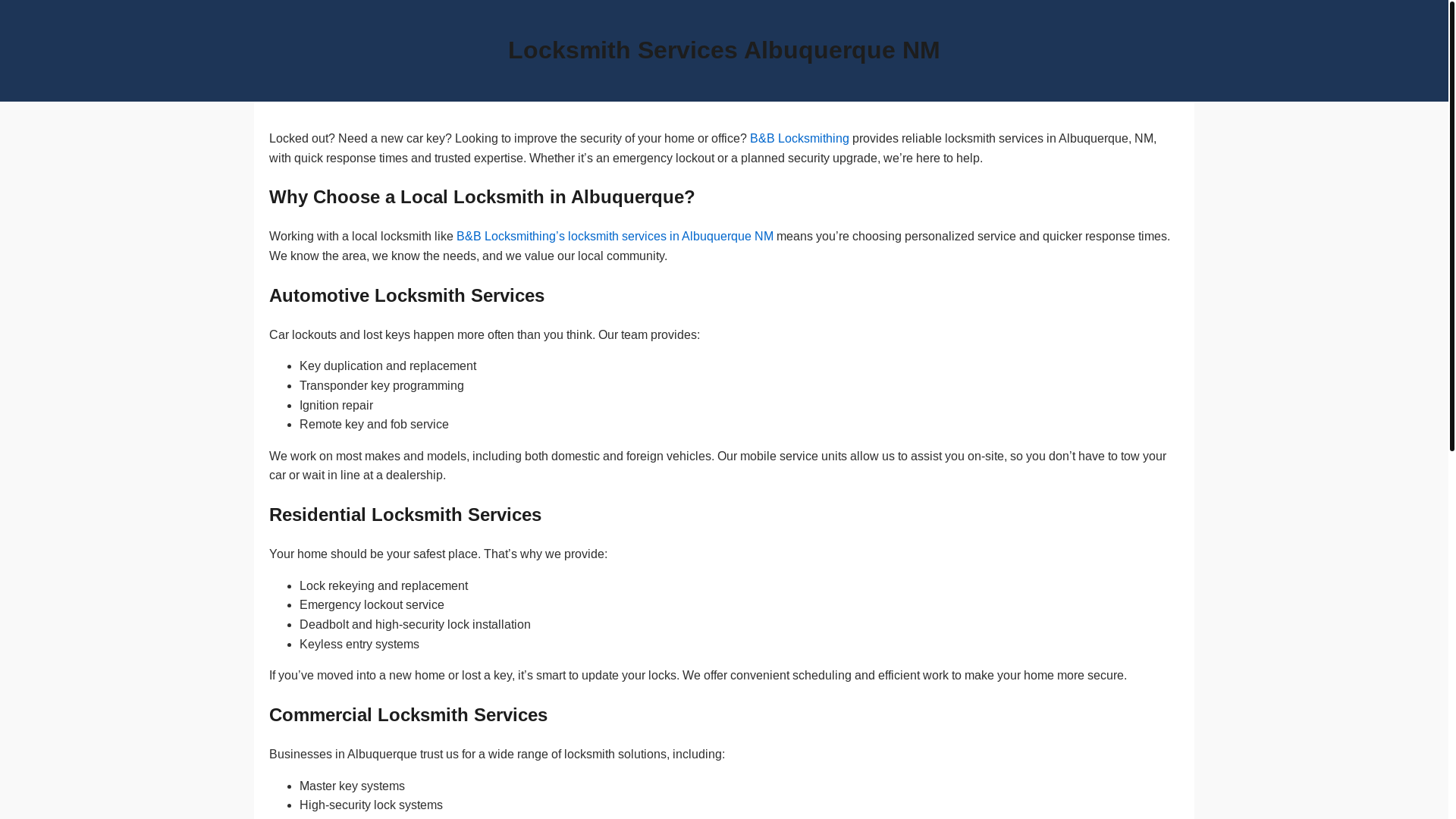 website screenshot of https://locksmith-services.pages.dev/