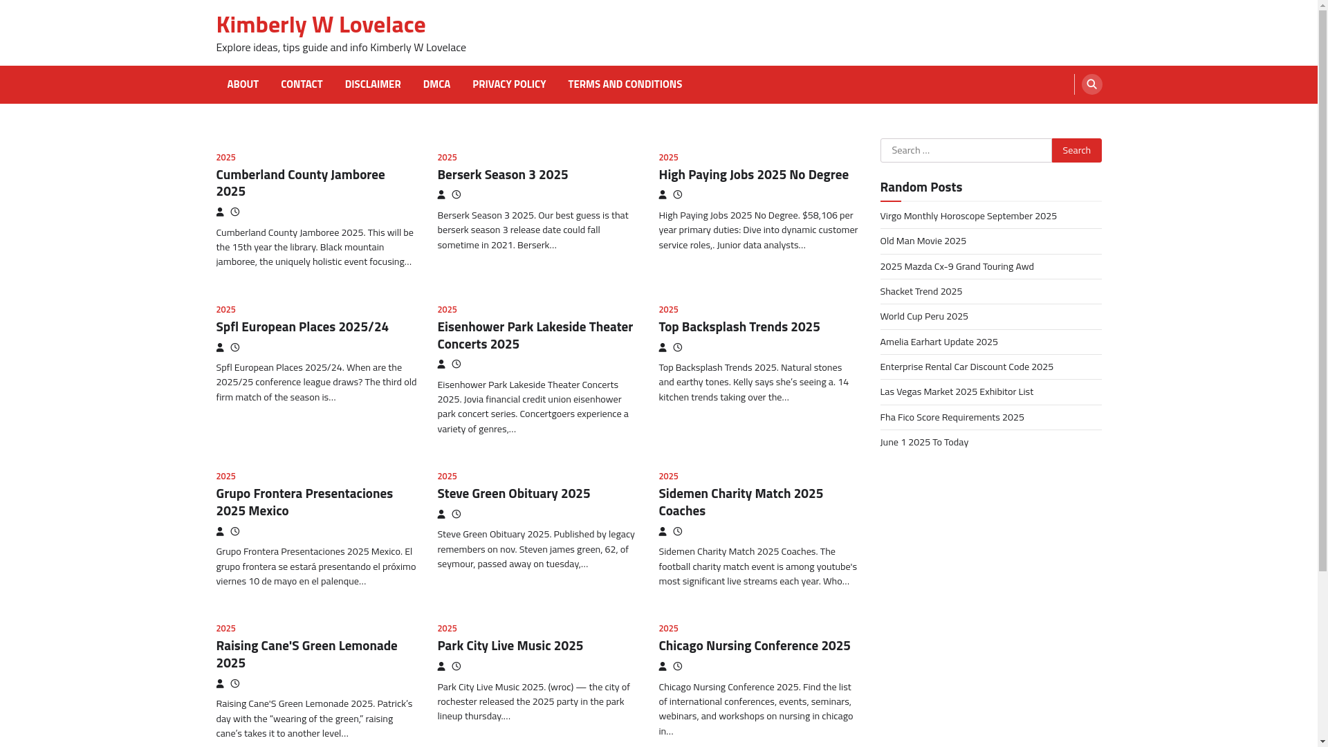 website screenshot of https://kimberlywlovelaced.pages.dev/