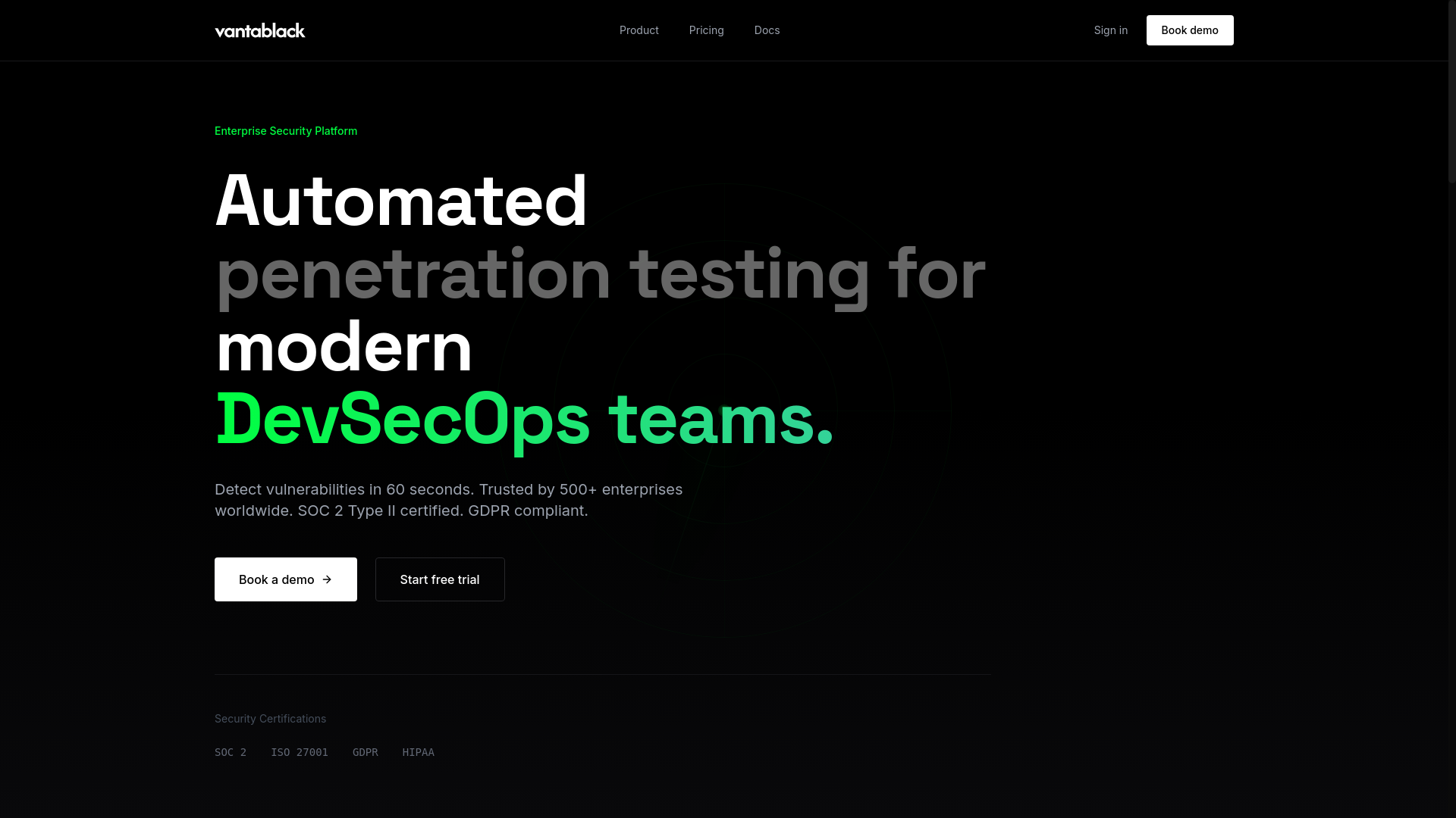 website screenshot of https://usevantablack.com/