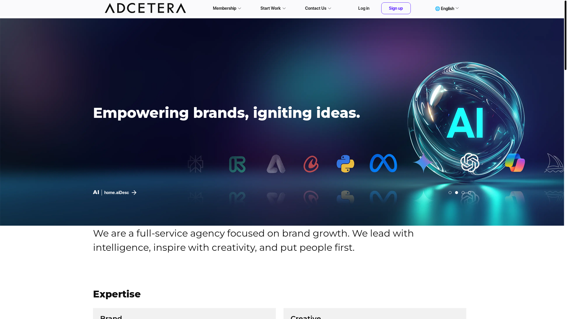 website screenshot of https://adceteros-ai.com/