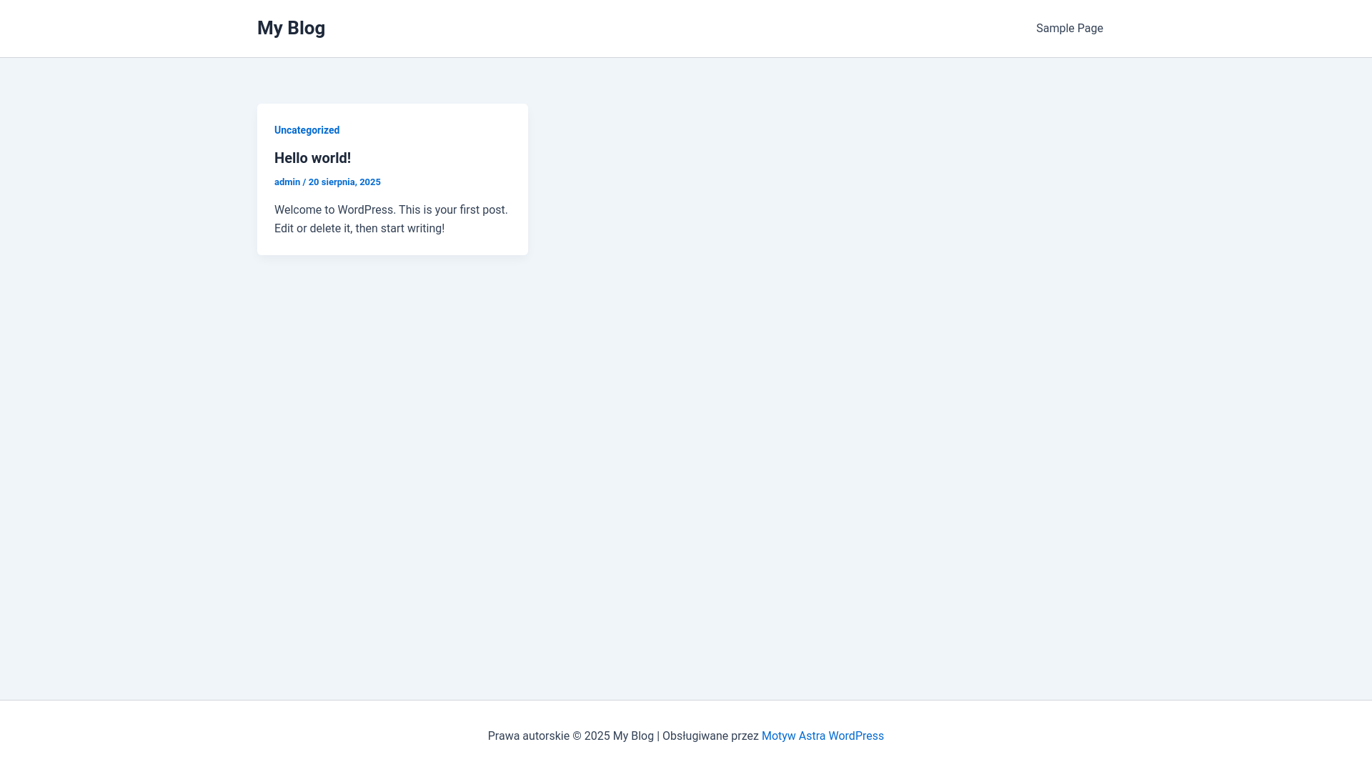website screenshot of https://wirtualnynadzor.pl/