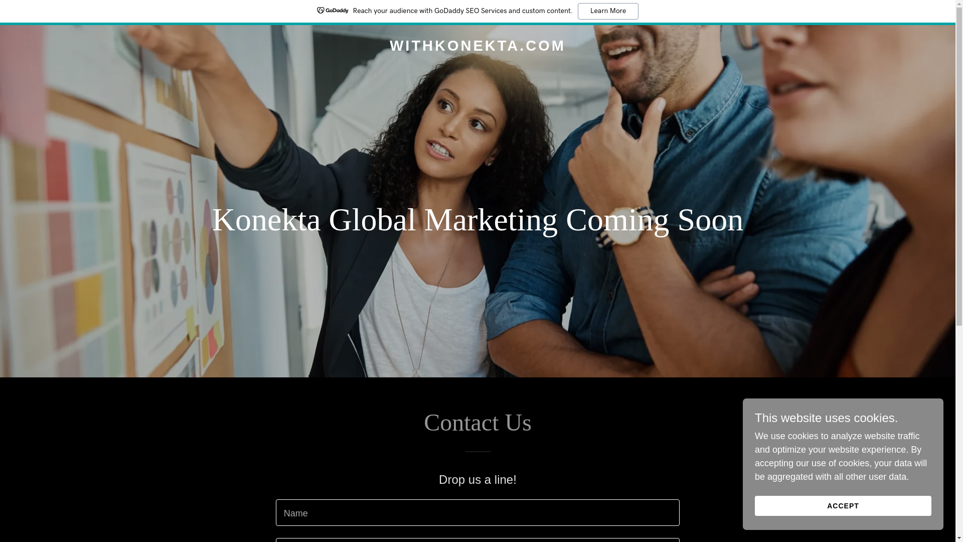 website screenshot of https://withkonekta.com/