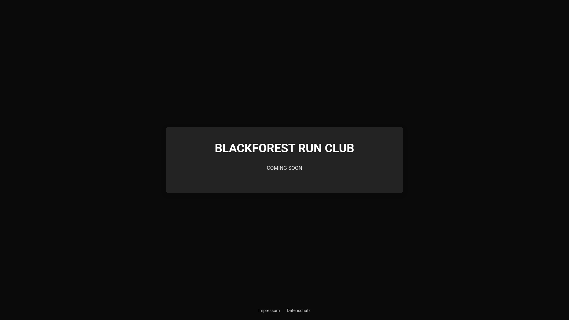 website screenshot of https://blackforestrunclub.com/