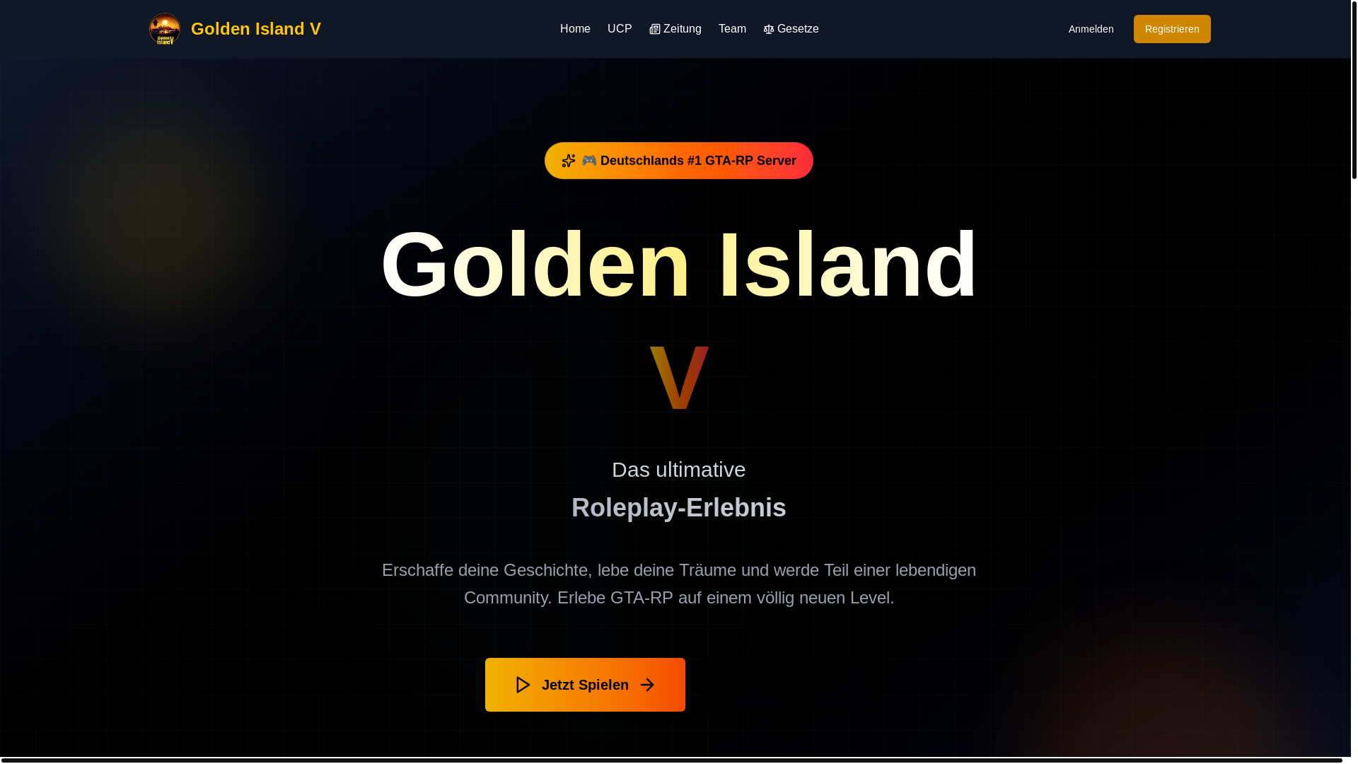 website screenshot of https://goldenislandv.pages.dev/