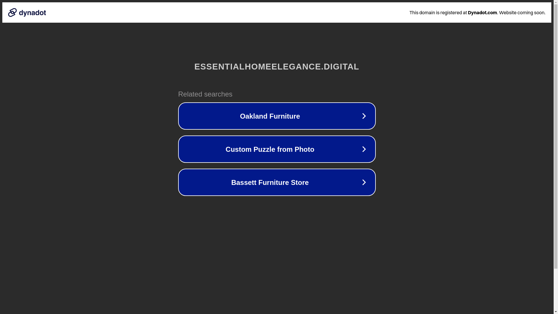 website screenshot of https://essentialhomeelegance.digital/