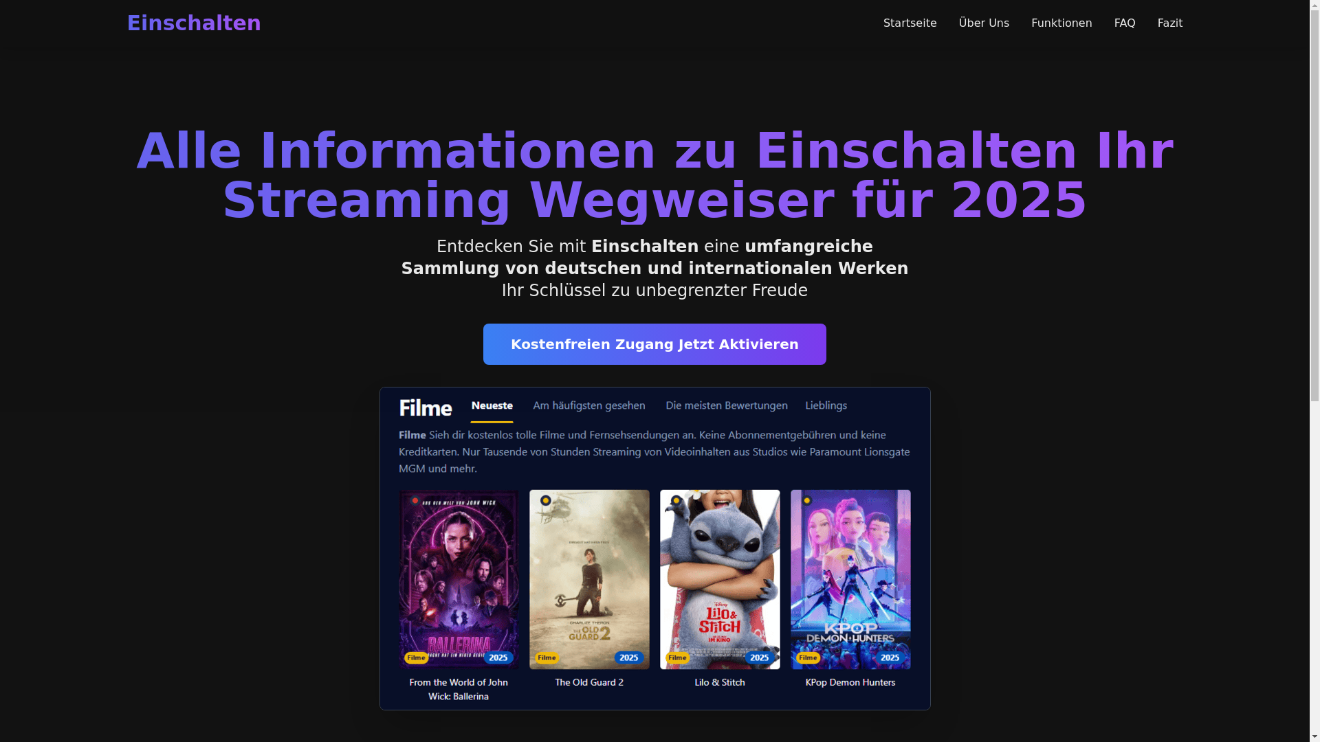 website screenshot of https://einschalten-fdpu.pages.dev/