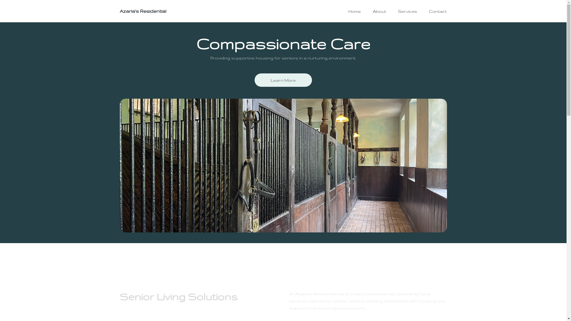 website screenshot of https://azariasresidential.com/