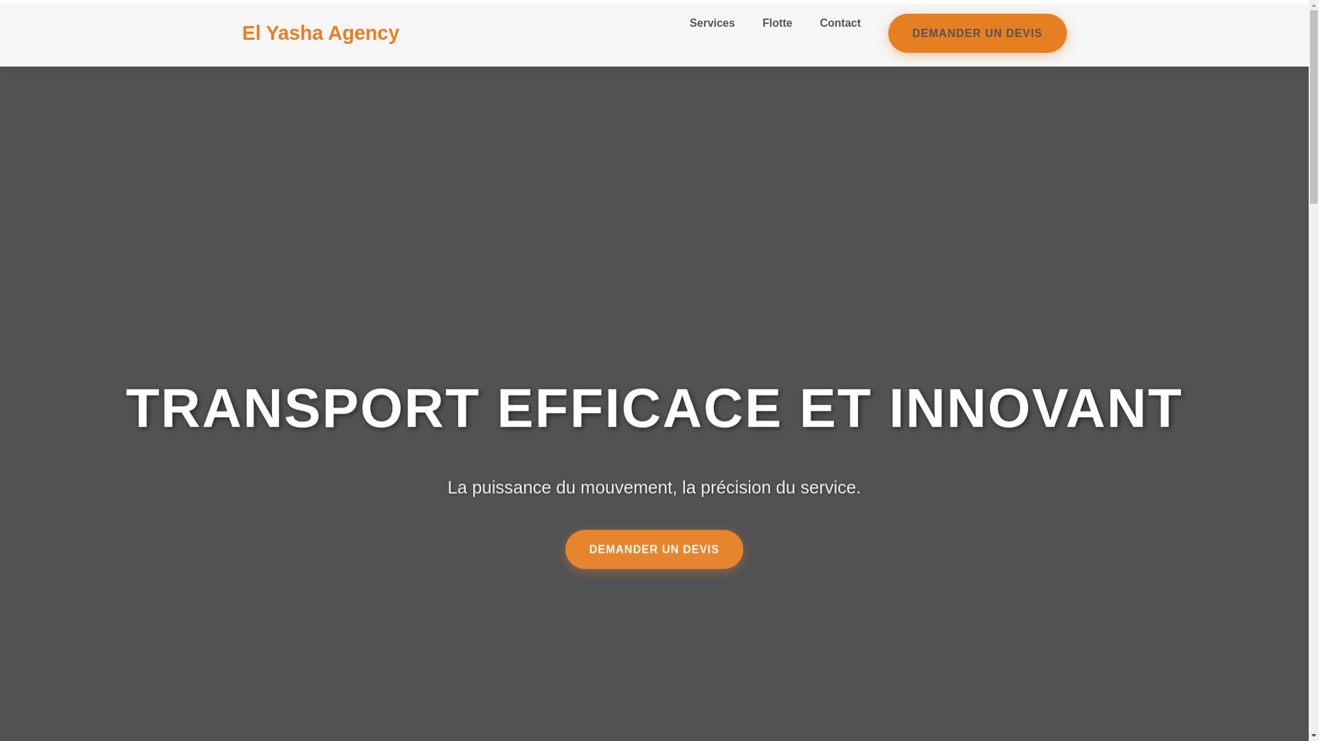 website screenshot of https://el-yasha-agency.pages.dev/