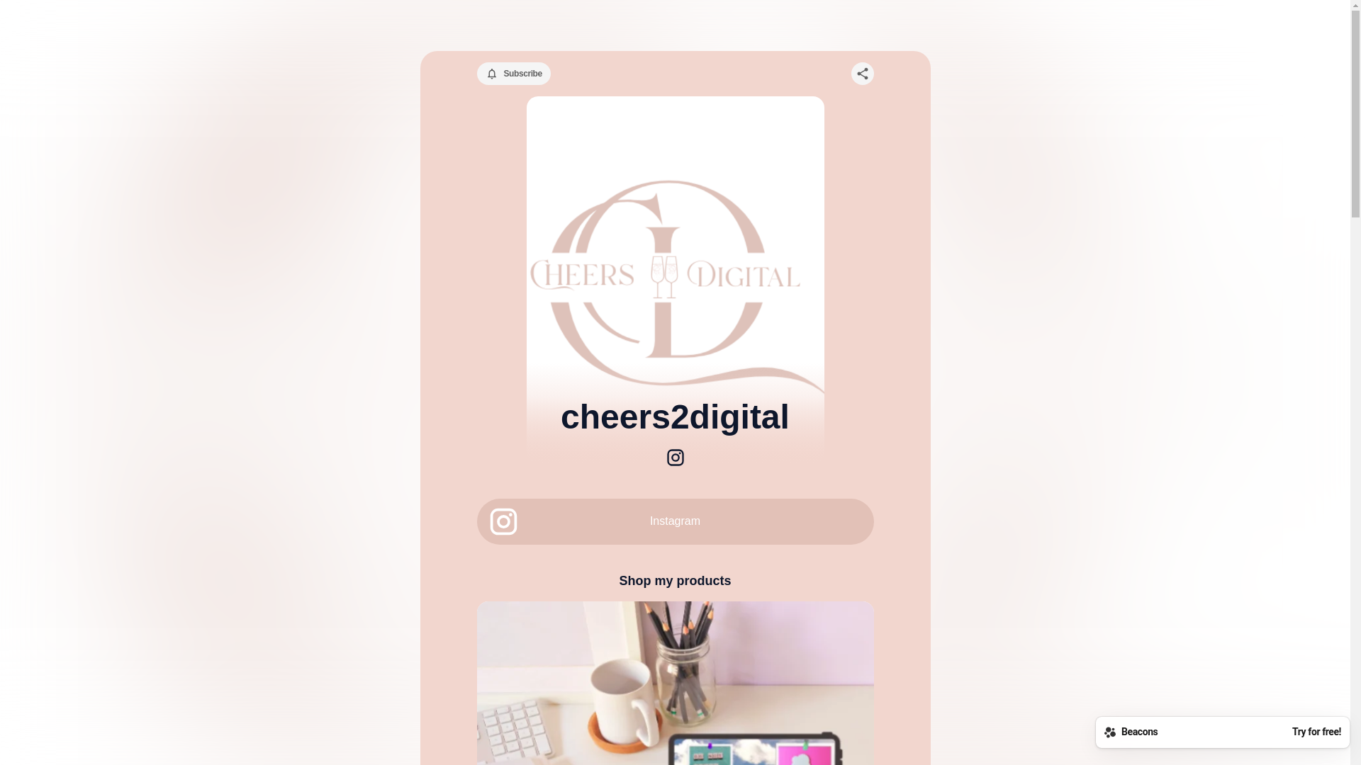 website screenshot of https://cheers2digital.com/