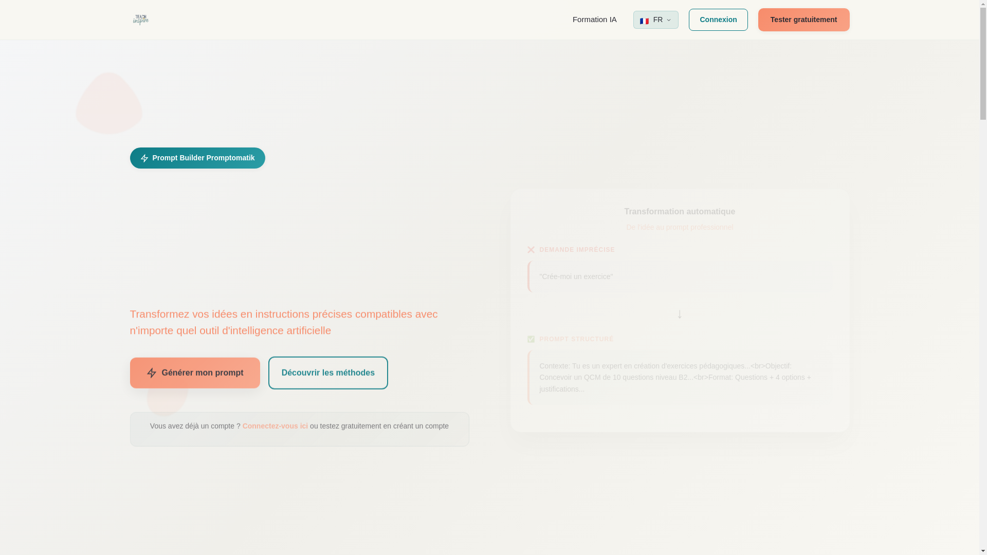 website screenshot of https://promptomatik.pages.dev/