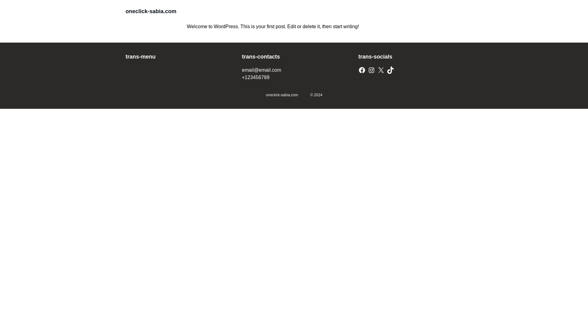 website screenshot of https://oneclick-sabia.com/