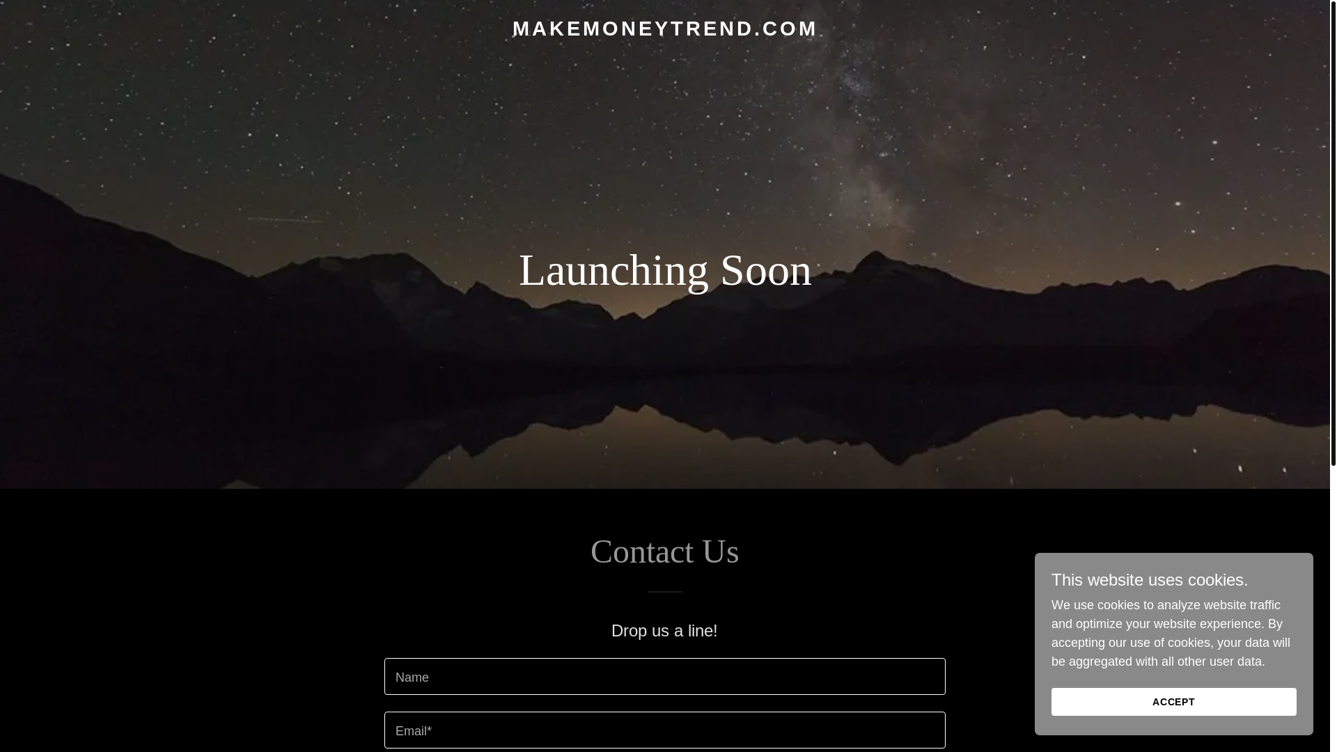 website screenshot of https://makemoneytrend.com/