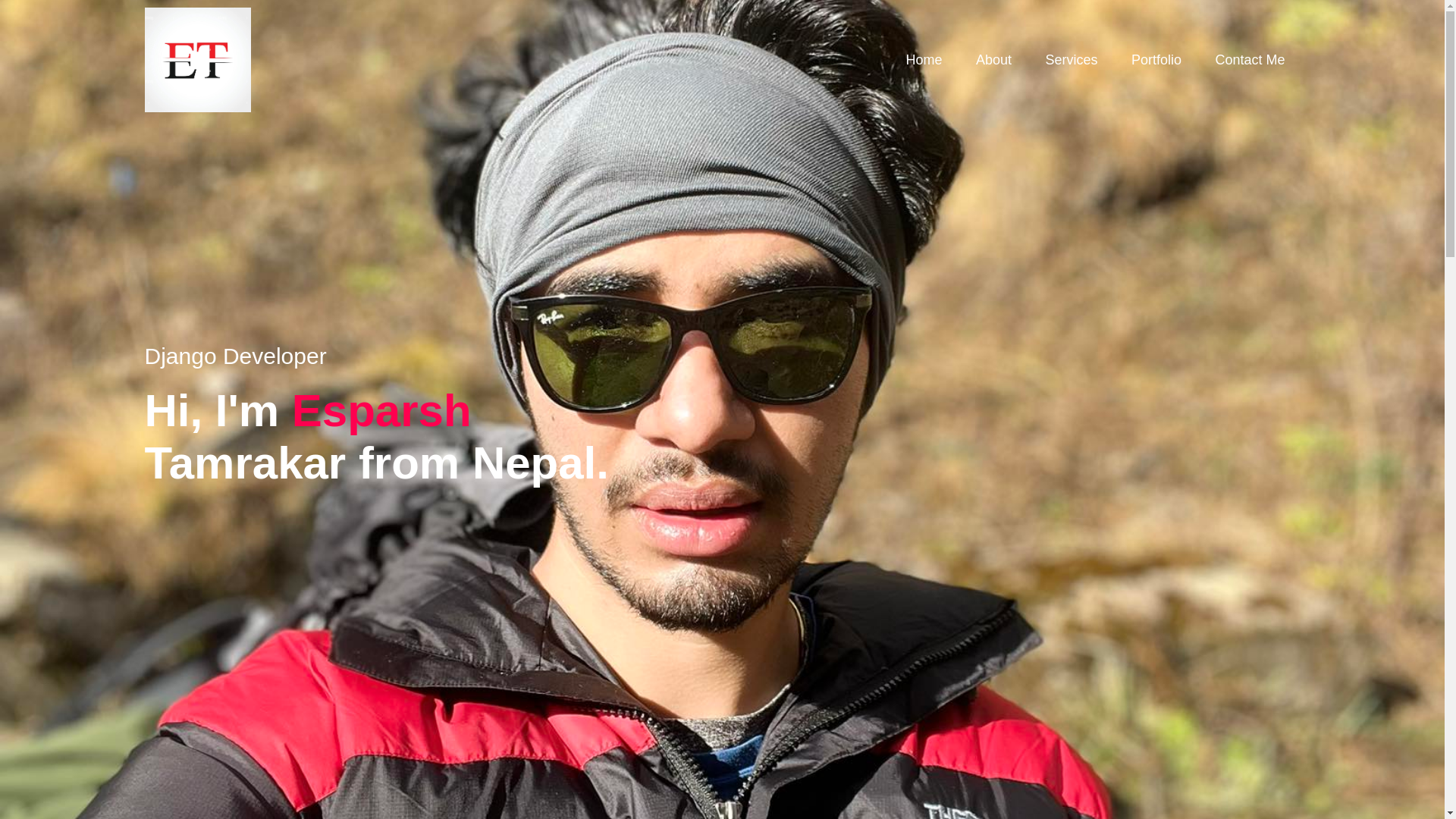 website screenshot of https://esparshtamrakar.com.np/