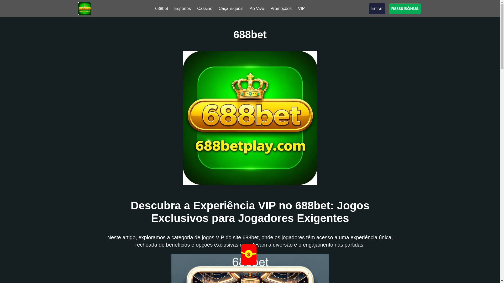 website screenshot of https://688betplay.com/