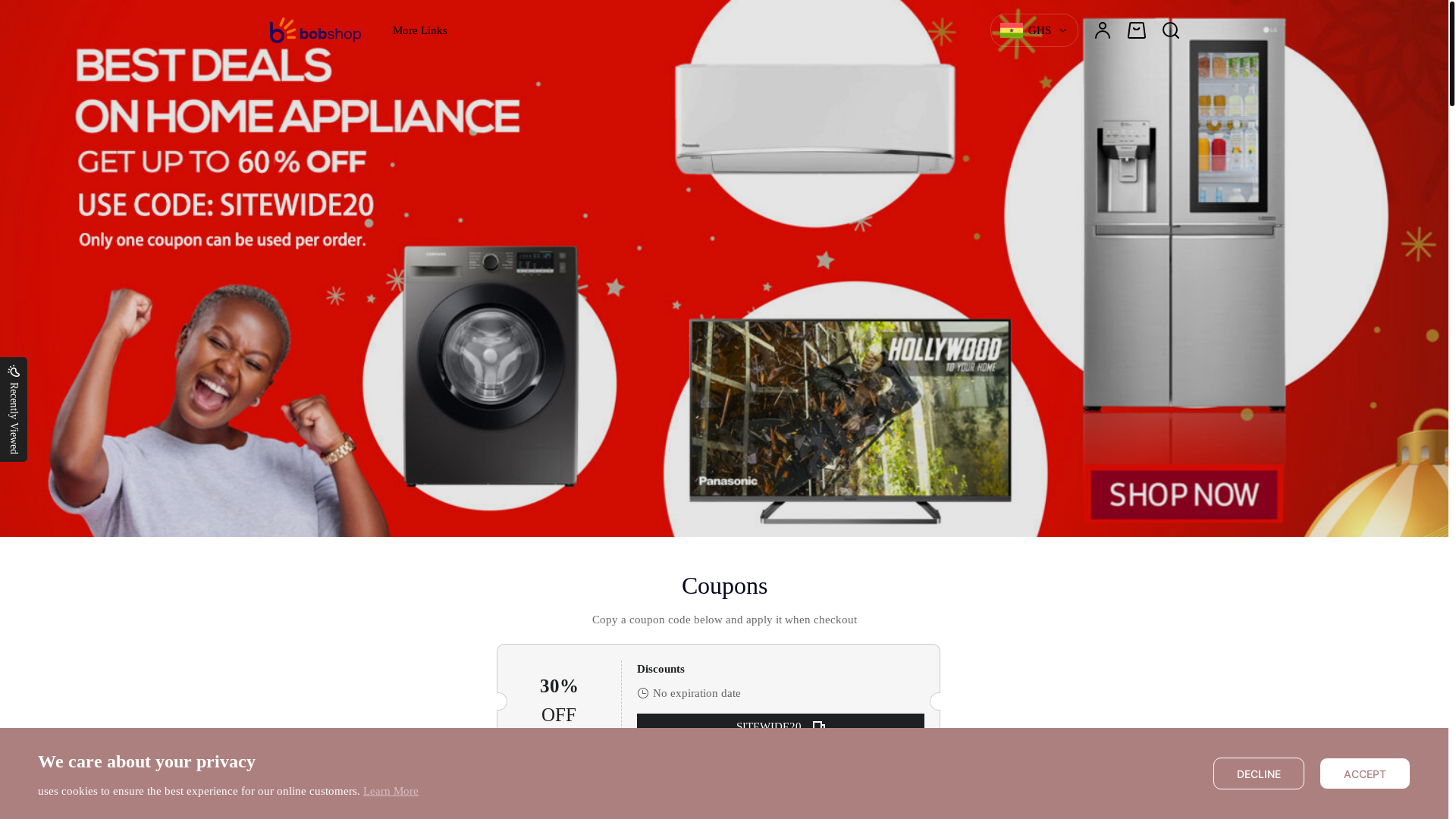 website screenshot of https://af-bobstore.com/