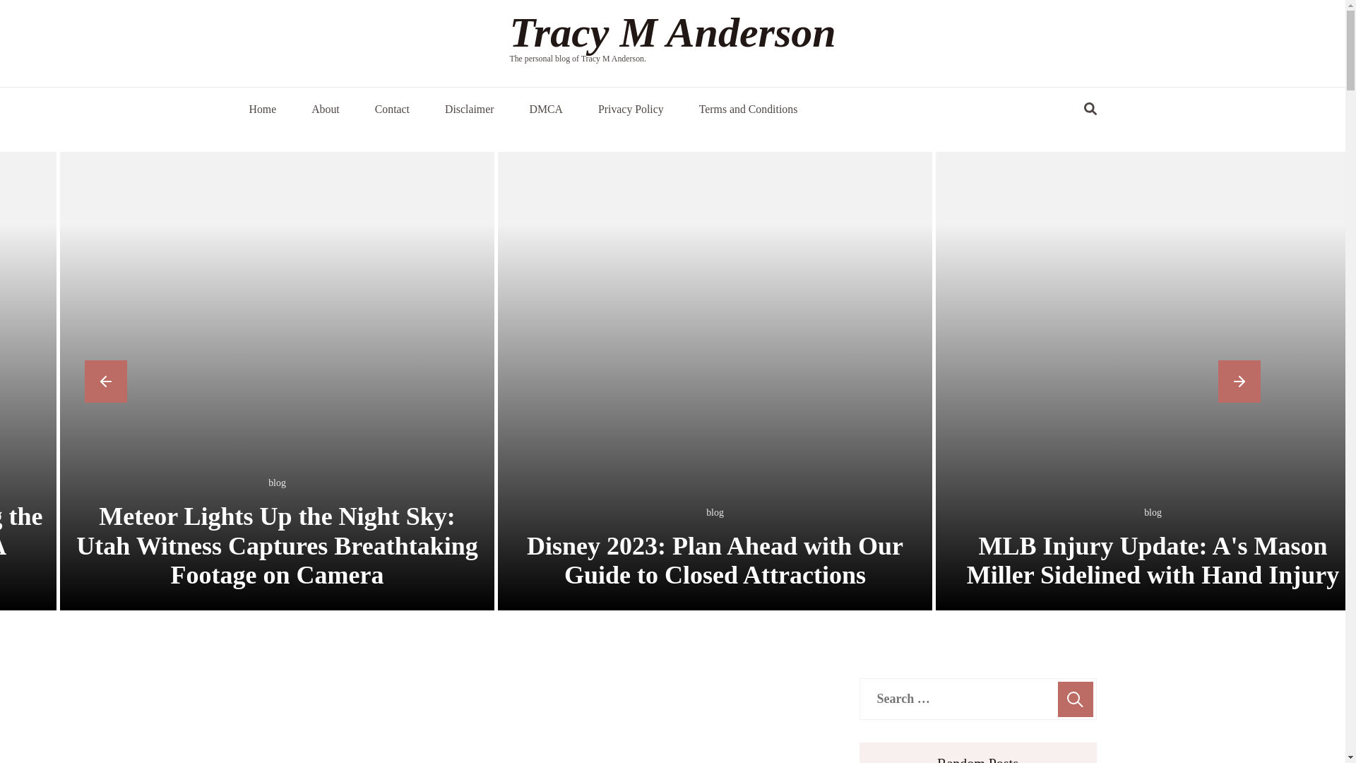 website screenshot of https://tracymandersons.pages.dev/