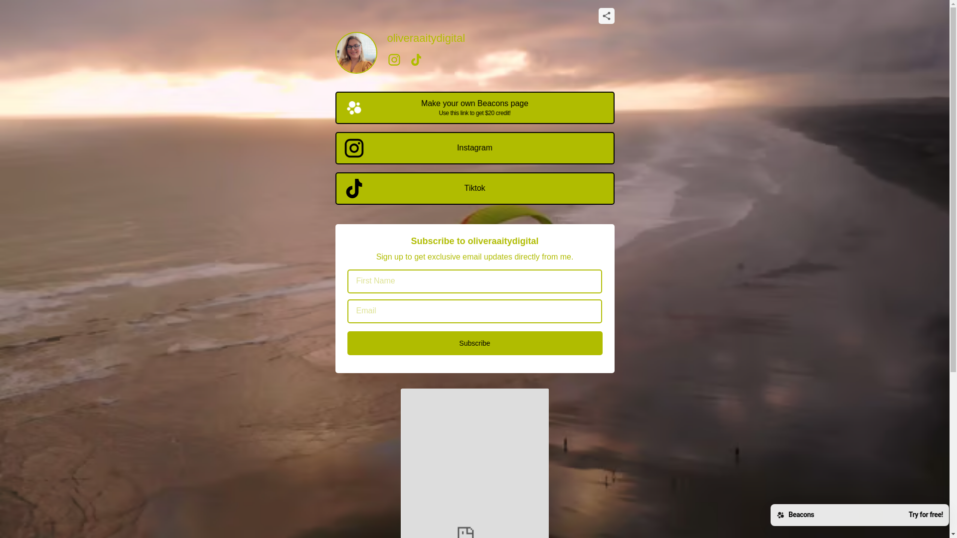 website screenshot of https://oliveraaitydigital.com/