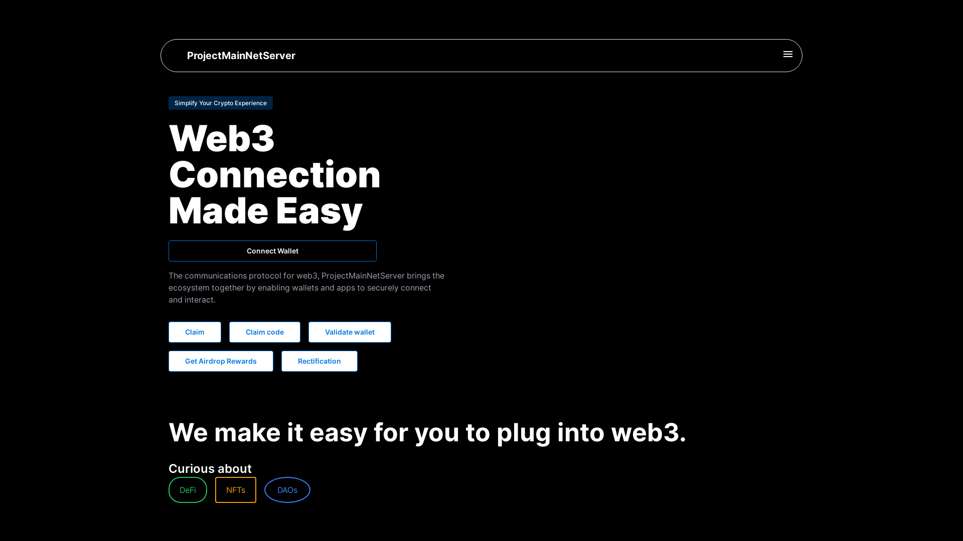 website screenshot of https://edgeblockchain.pages.dev/