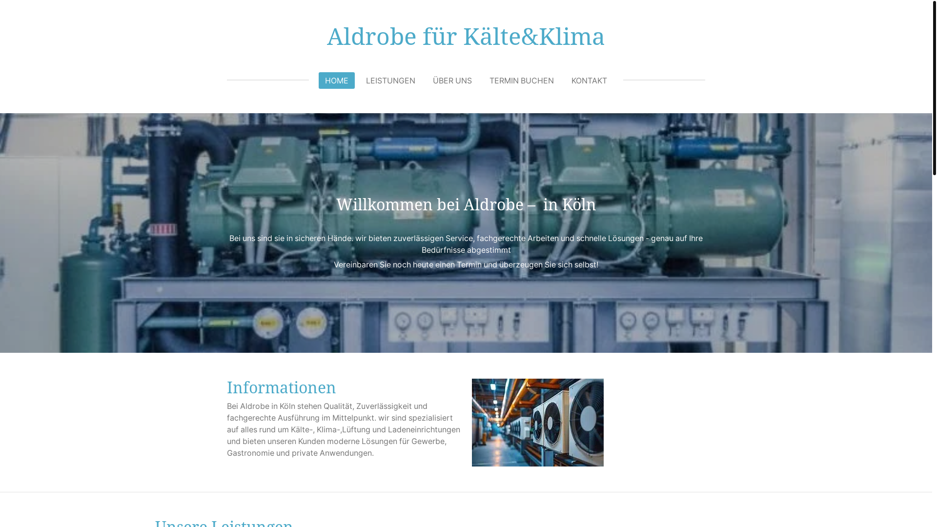 website screenshot of https://amd-kaelte.de/