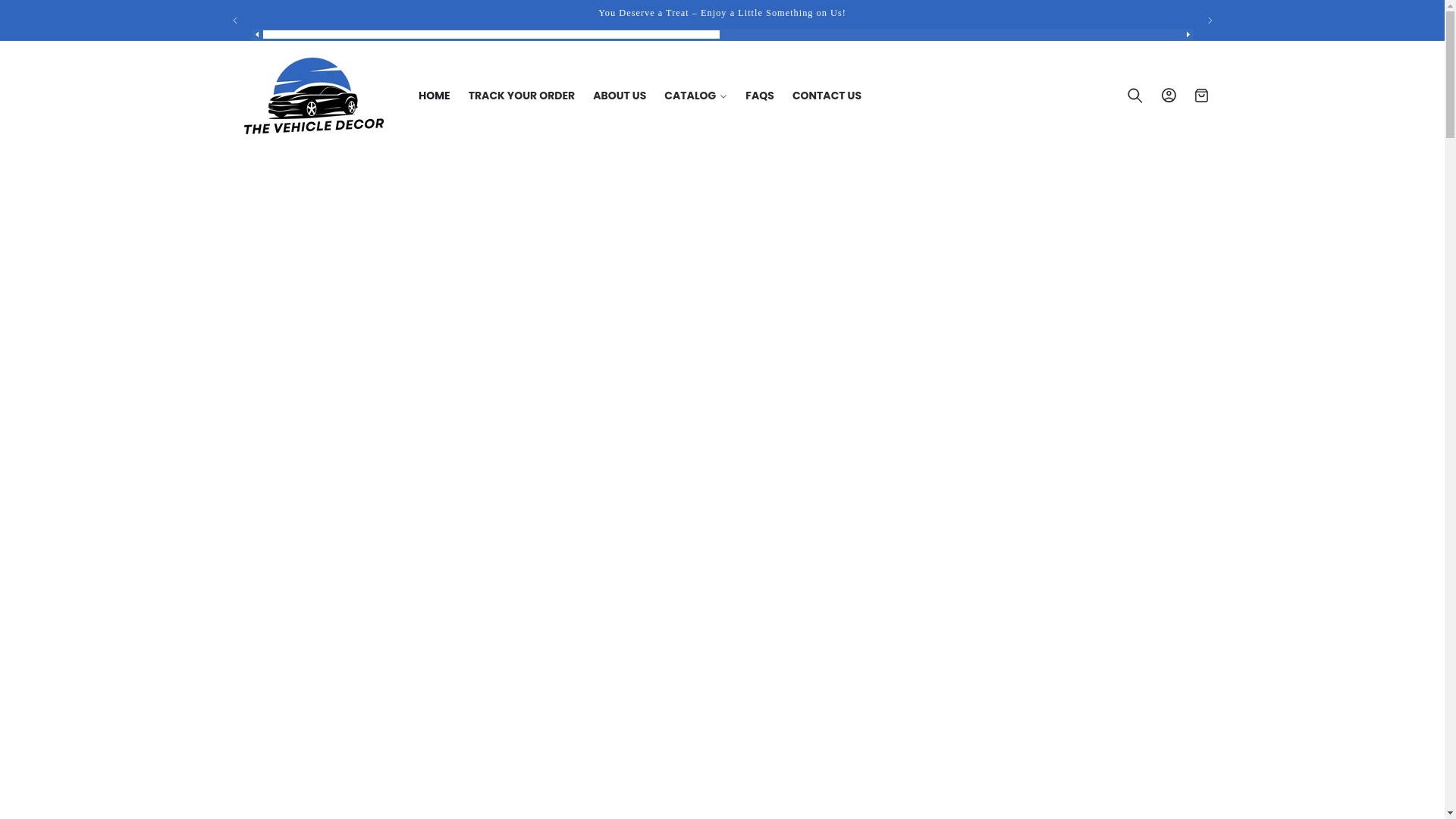 website screenshot of https://thevehicledecor.com/