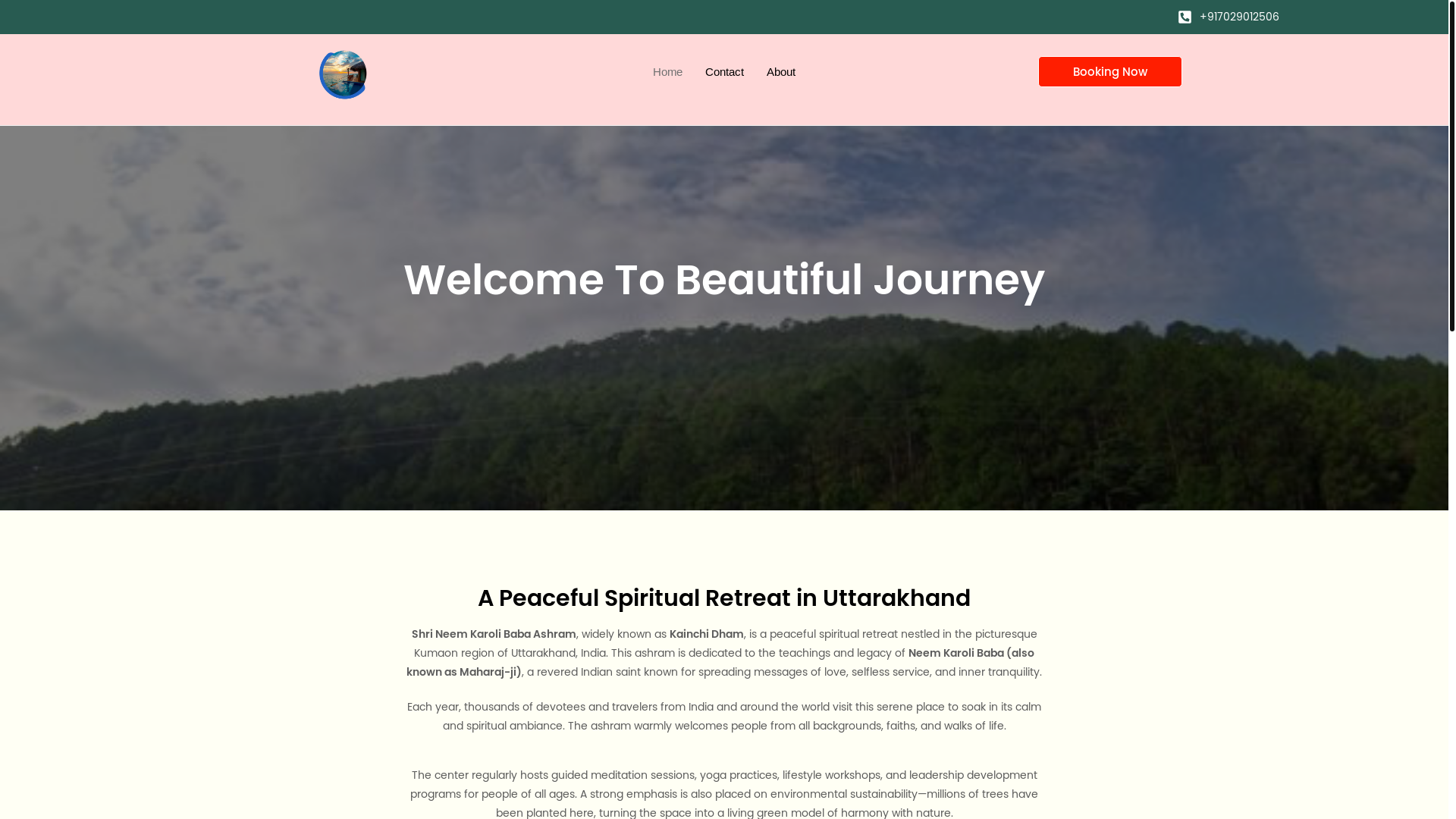 website screenshot of https://yatrawithtrust.com/