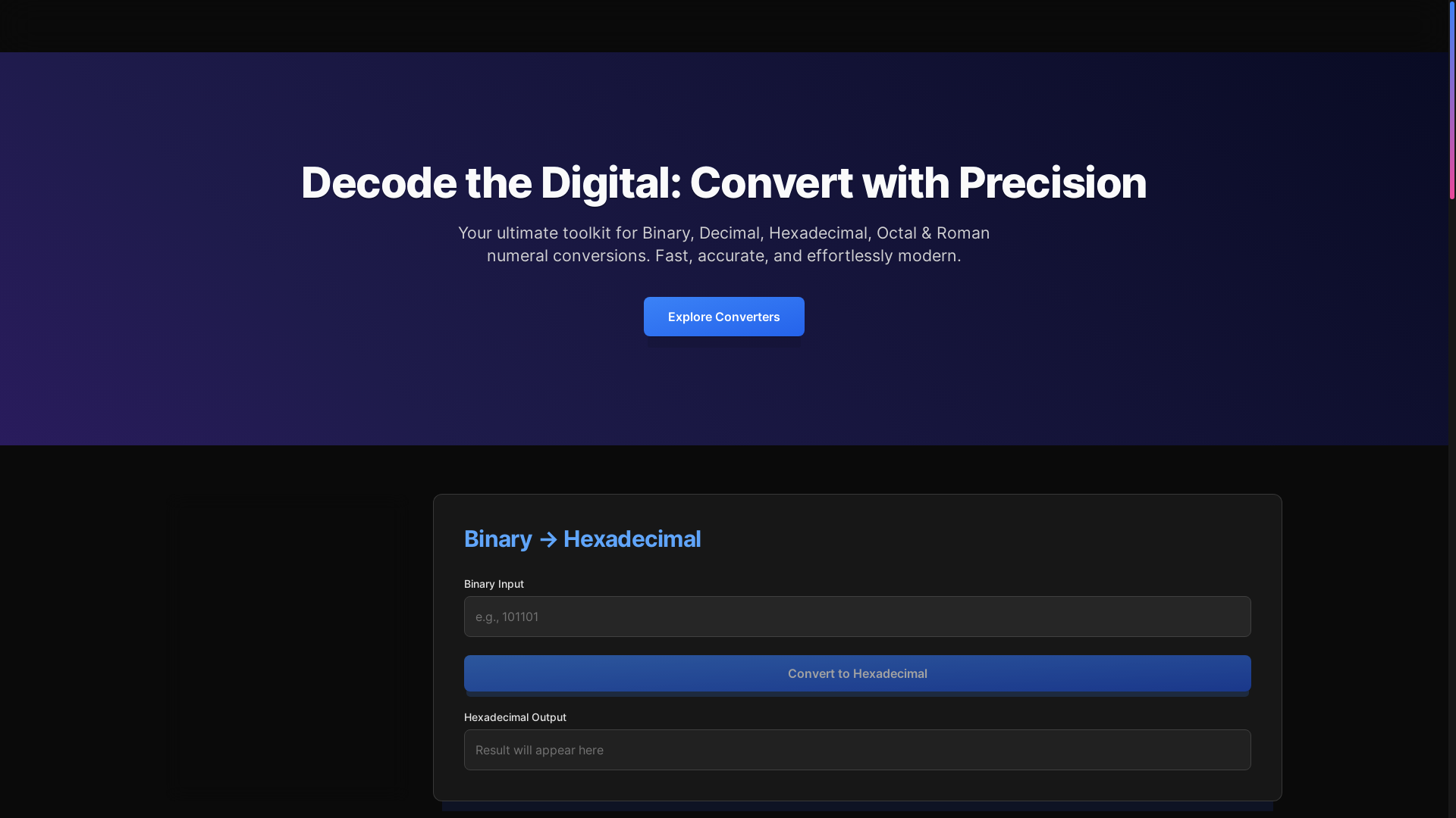 website screenshot of https://numeral-systems-converter.pages.dev/
