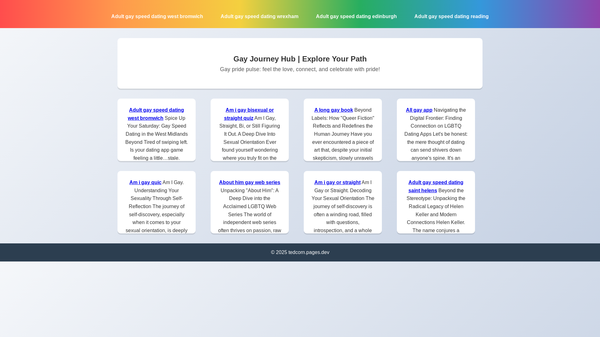 website screenshot of https://tedcorn.pages.dev/