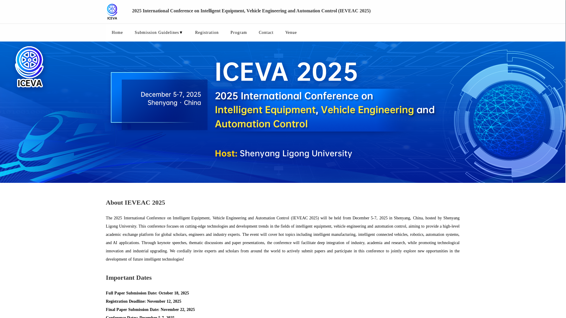 website screenshot of https://iceva.net/