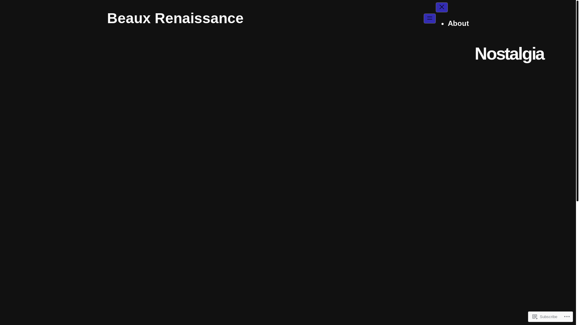 website screenshot of https://beauxxxrenaissance.blog/