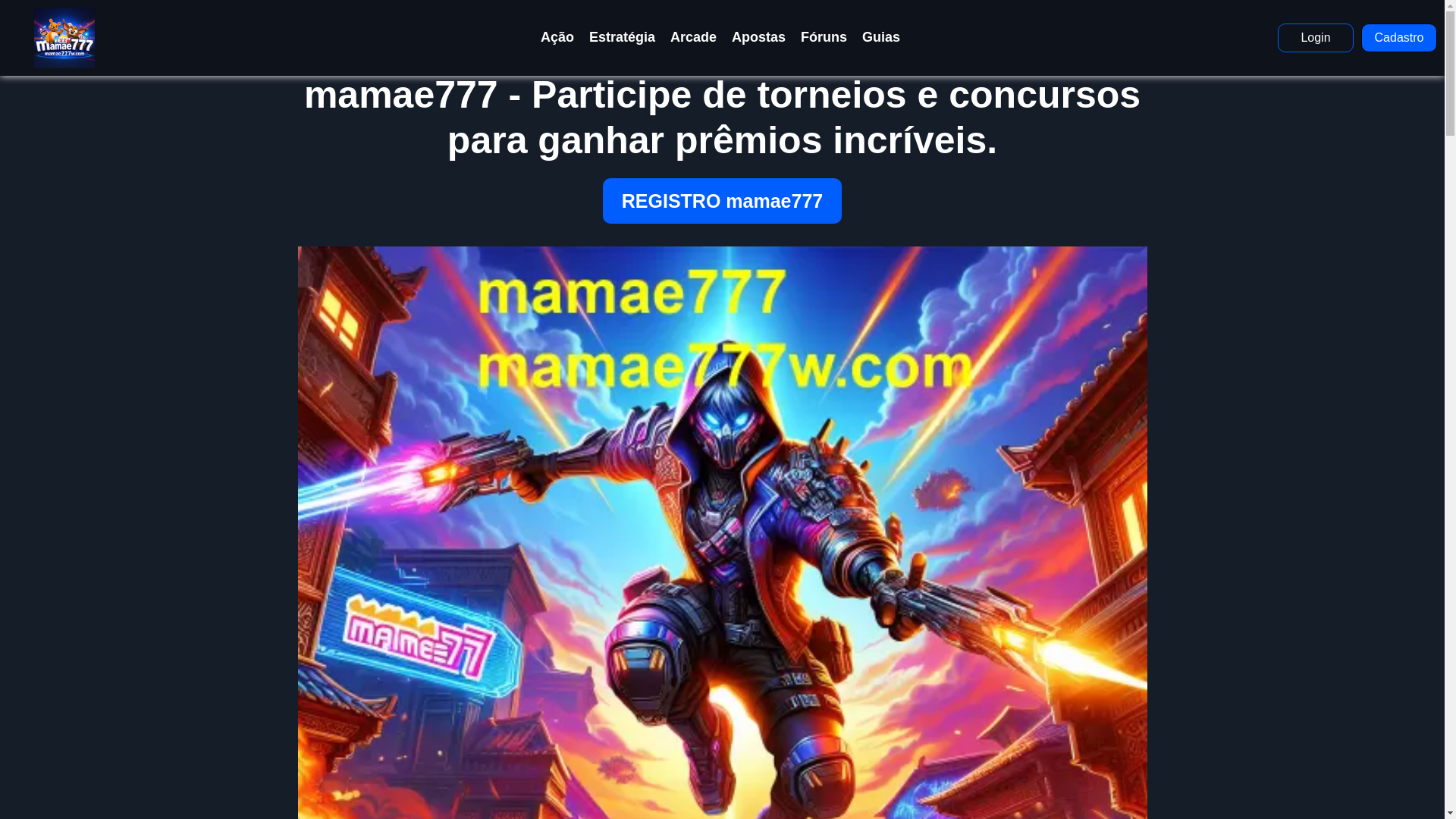 website screenshot of https://mamae777w.com/