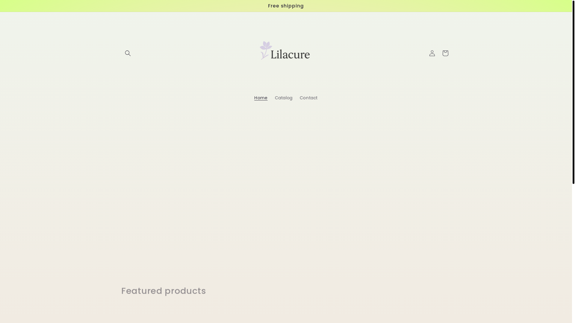 website screenshot of https://lilacure.com/