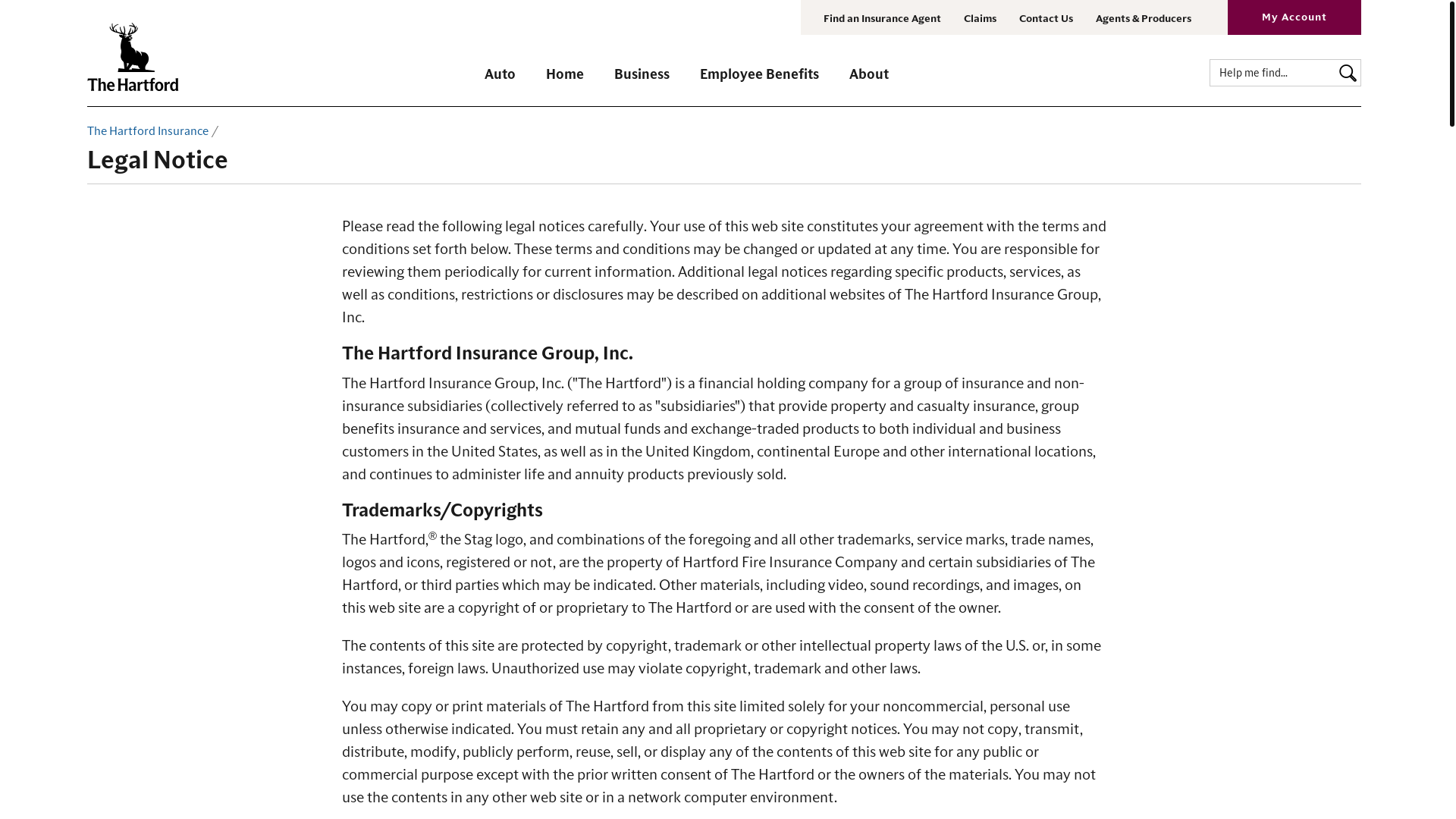 website screenshot of https://click.mail.service.thehartford.com/?qs=223bd526e6bfdbf22883c7b123d306881973e3dbd161796025f9e835aea23e9af33ea795f9c052b4145089e21f463766ba7793d7d1e25c16989bd1aff035497e