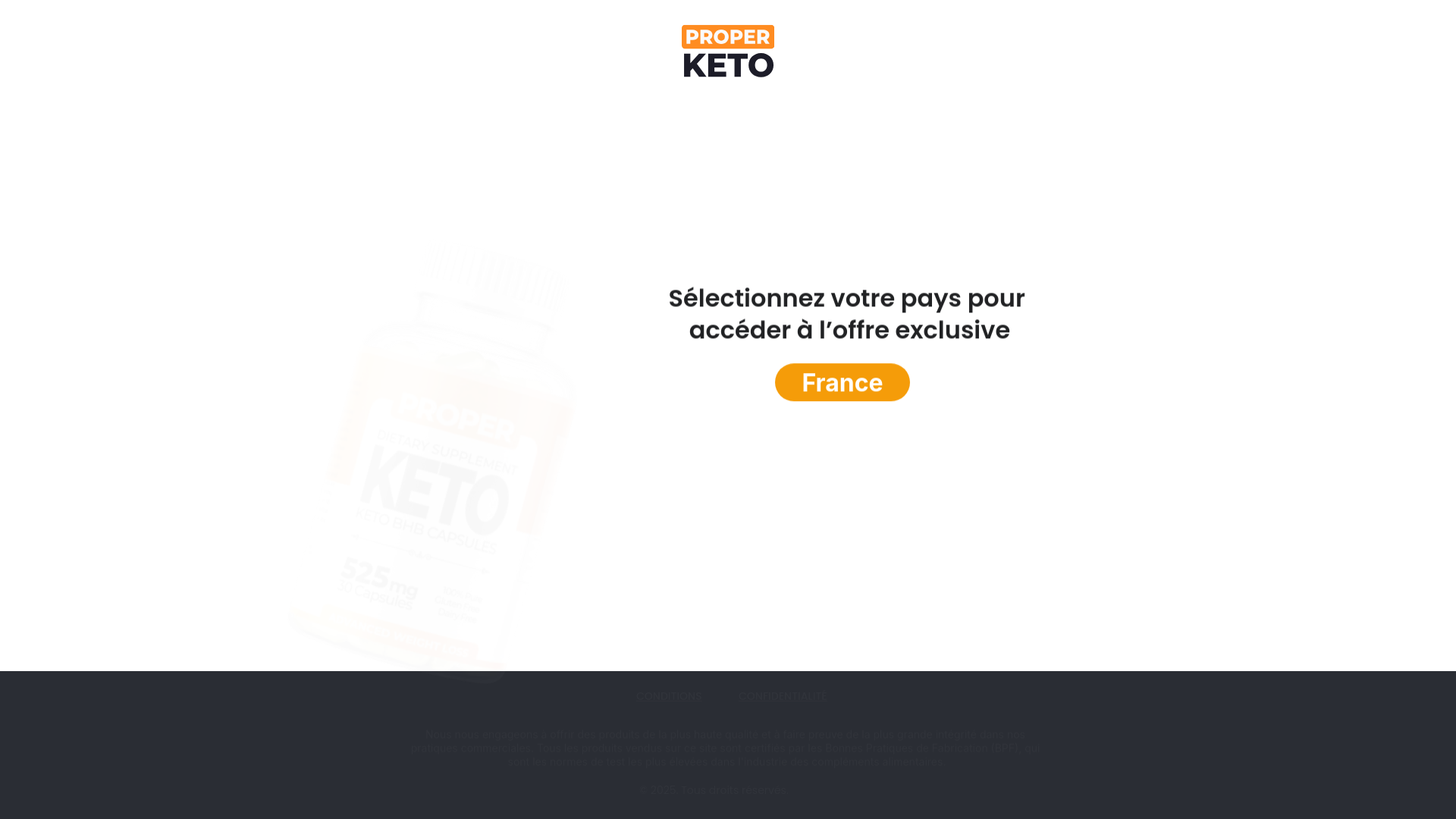 website screenshot of https://shopproperketo.shop/