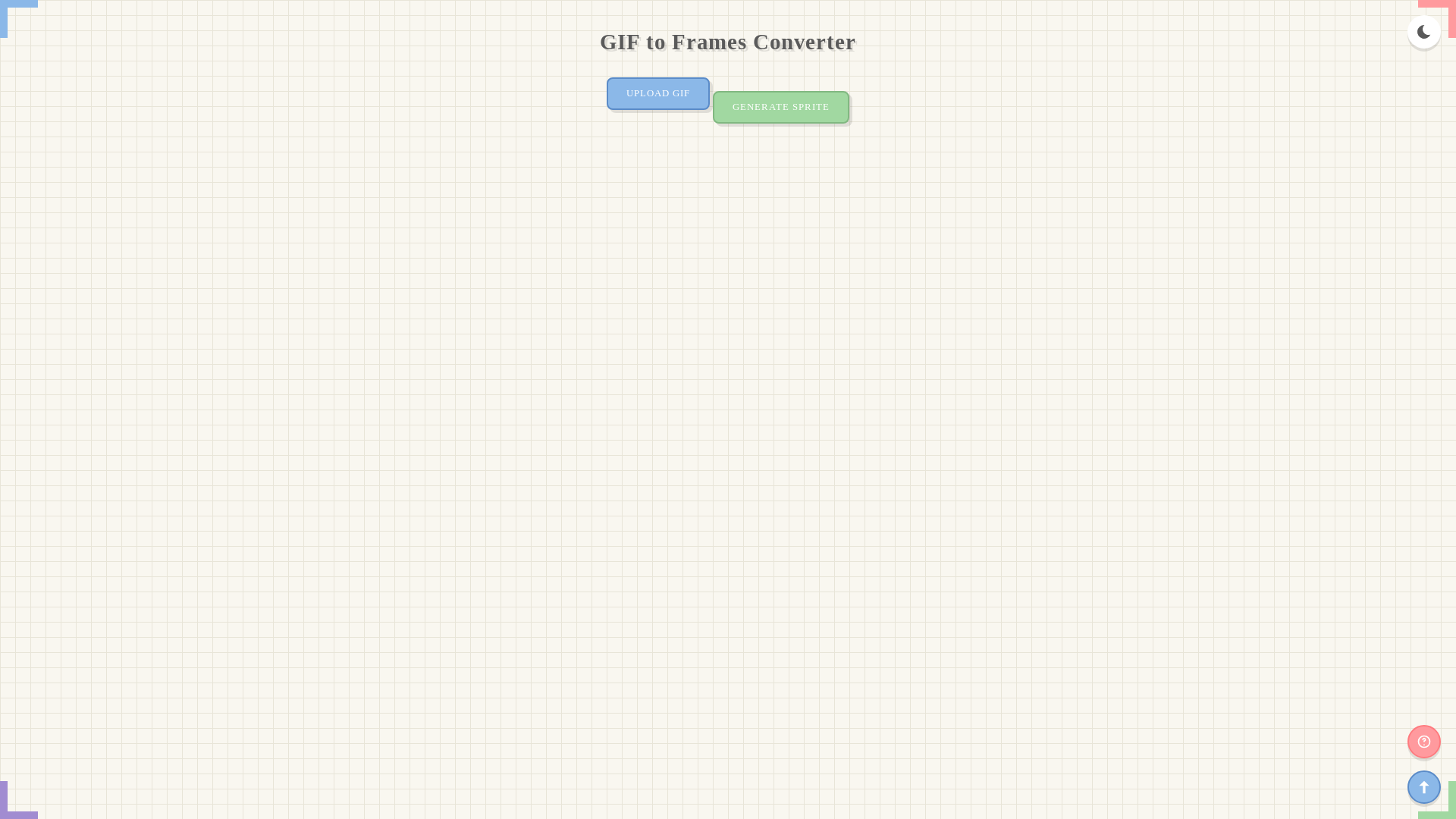 website screenshot of https://giftoframes.pages.dev/