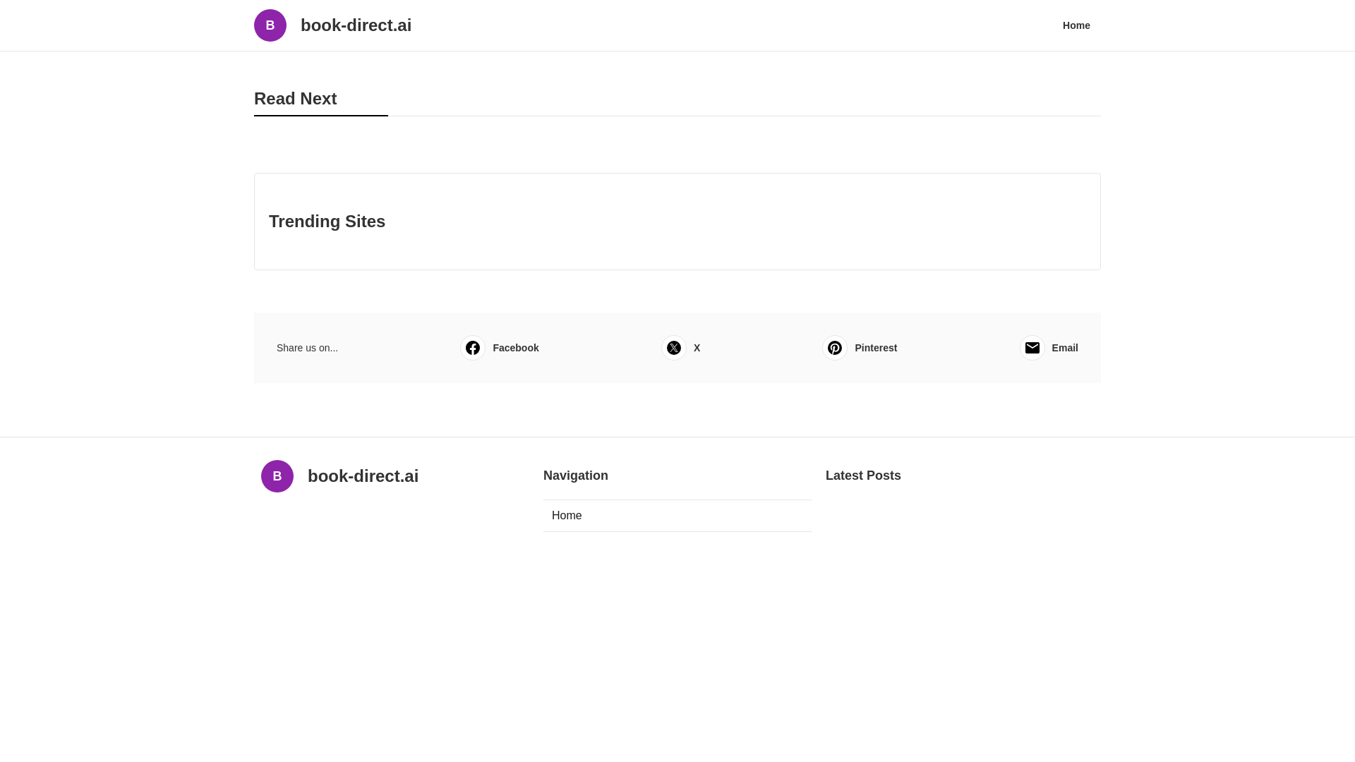 website screenshot of https://book-direct.ai/