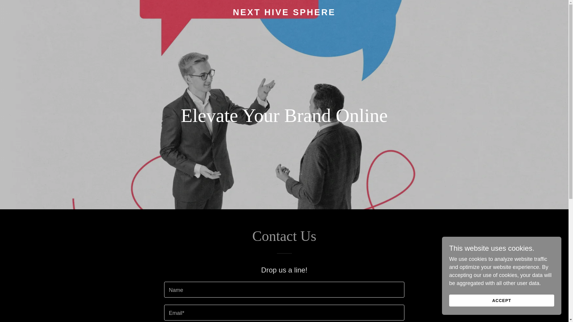 website screenshot of https://nexthivesphere.com/