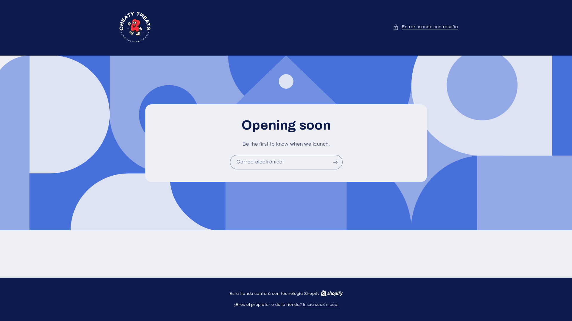 website screenshot of https://cheatytreats.com/